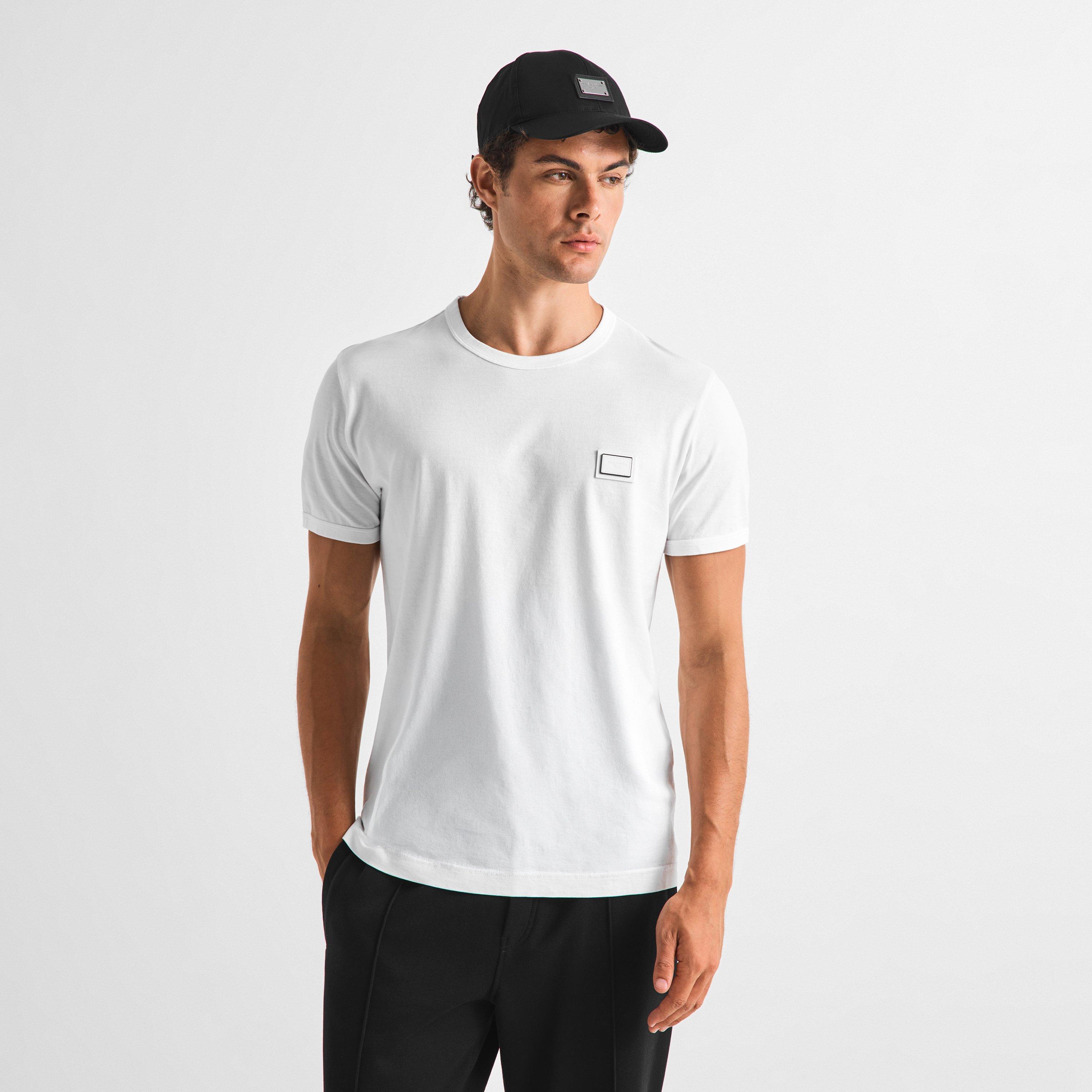Optical White - Dolce and Gabbana - DG New Plate Tee Sn63 - 3