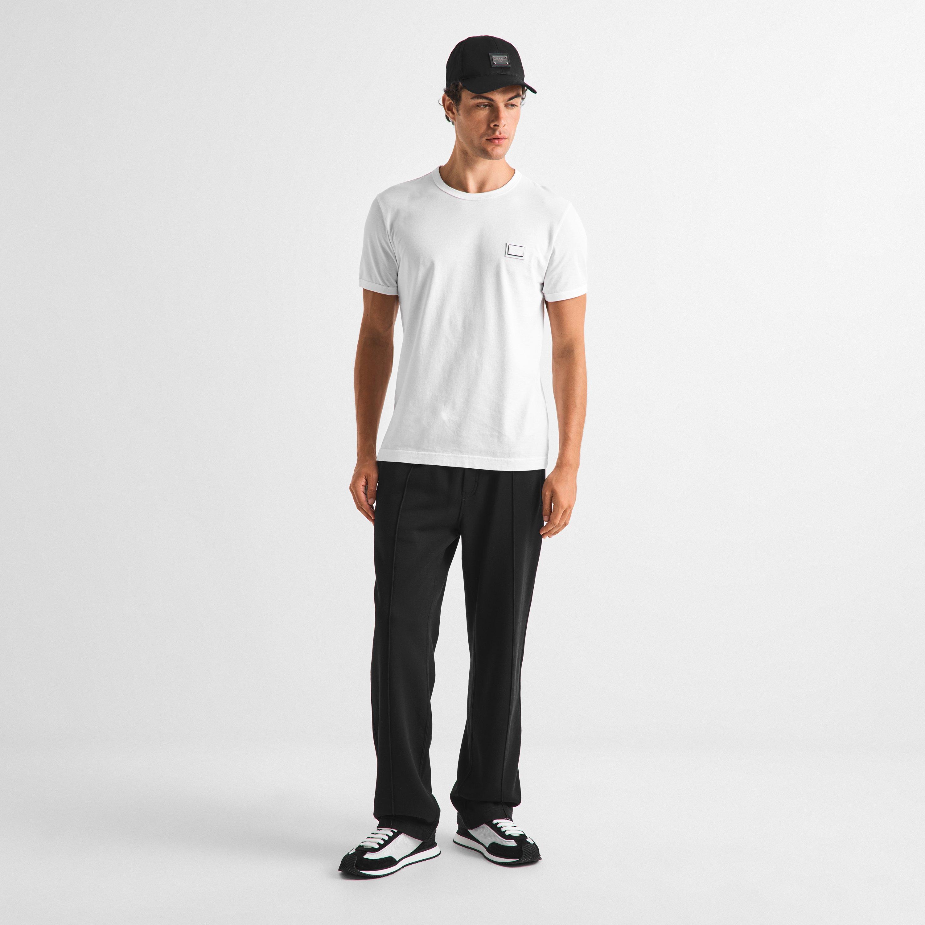 Optical White - Dolce and Gabbana - DG New Plate Tee Sn63 - 6
