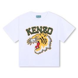 Kenzo Jersey Logo Print T Shirt Unisex Juniors