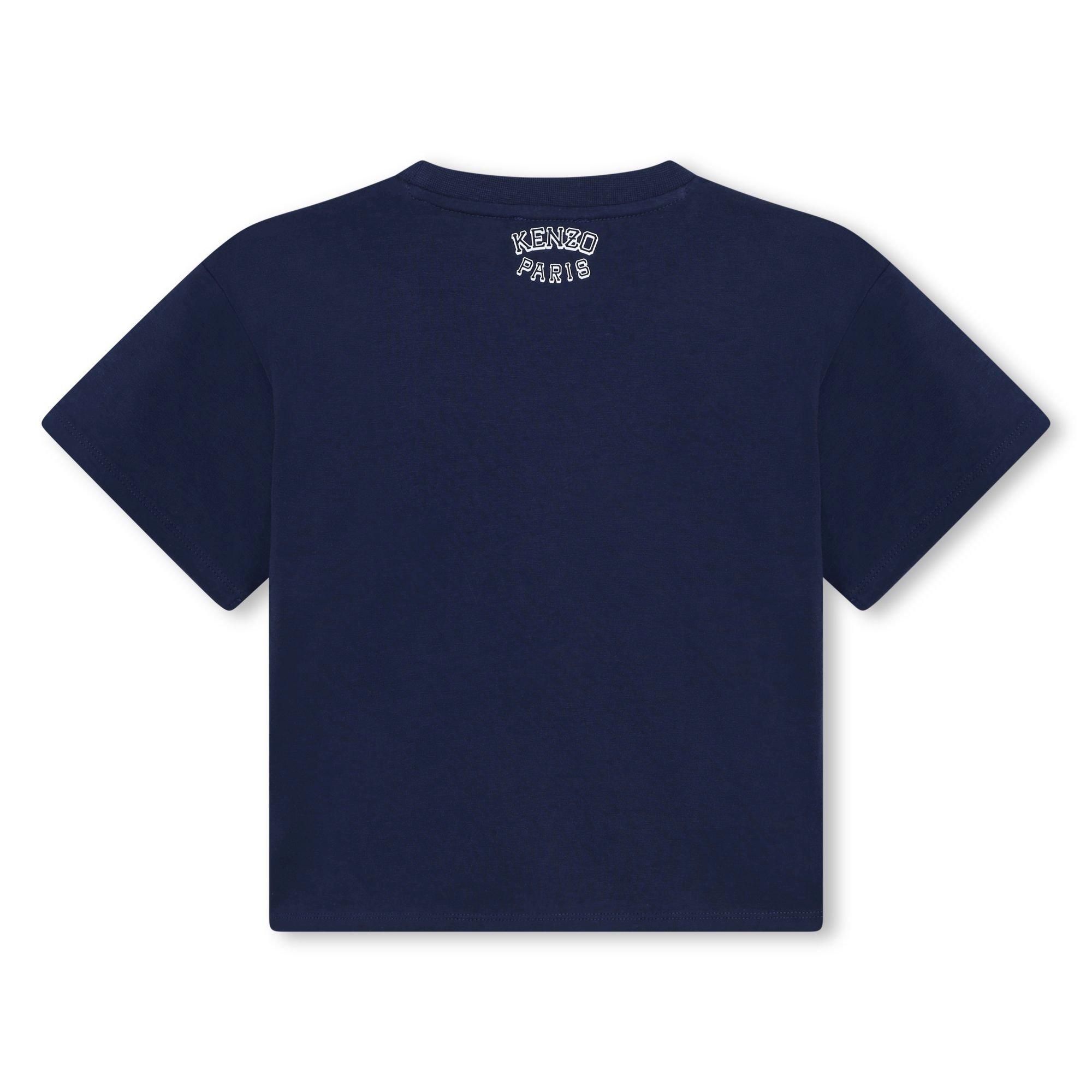 Kenzo Jersey Logo-Print T-Shirt Unisex Juniors | Cruise Fashion