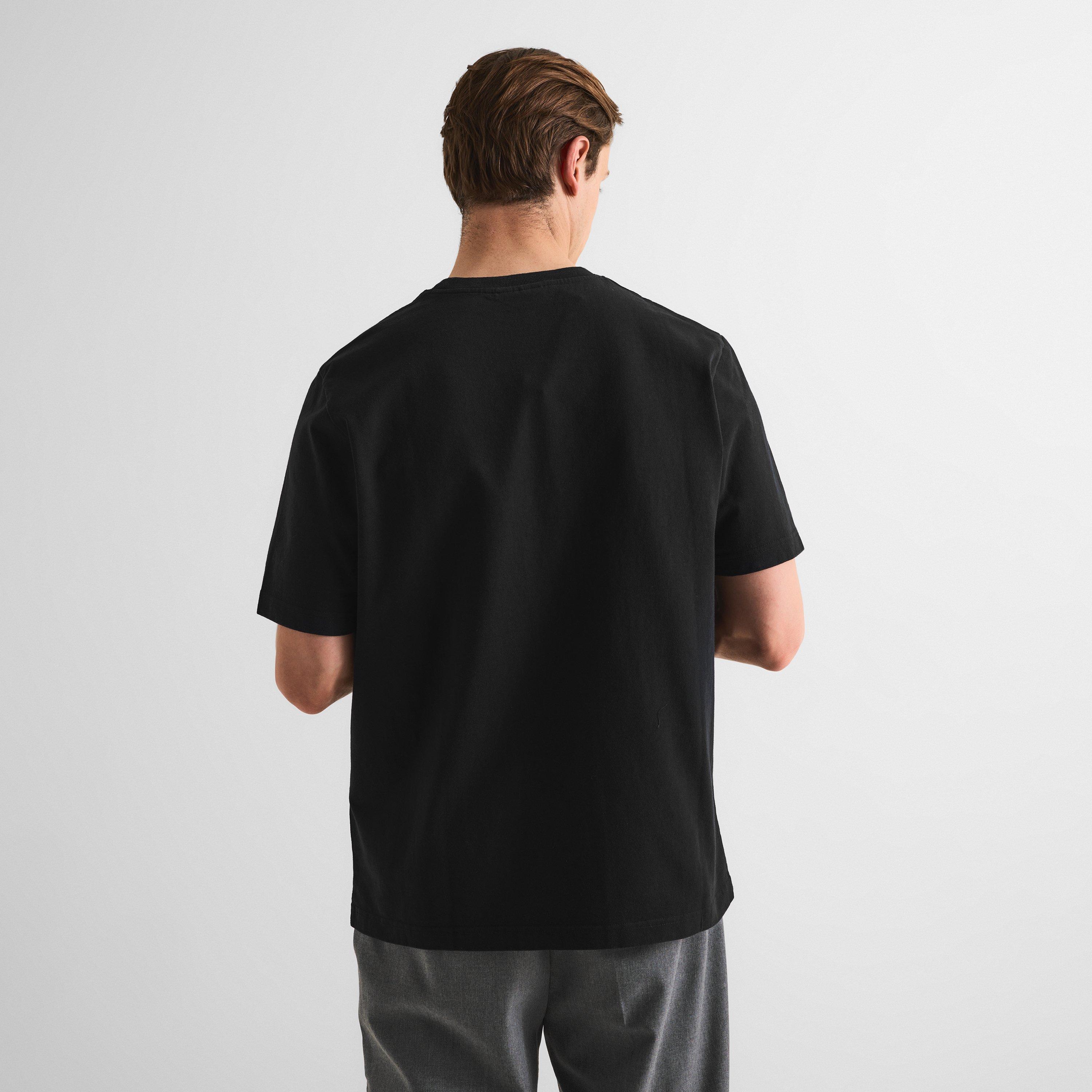Black - Maison Kitsune - Men's Party Fox Comfort T-Shirt - 4