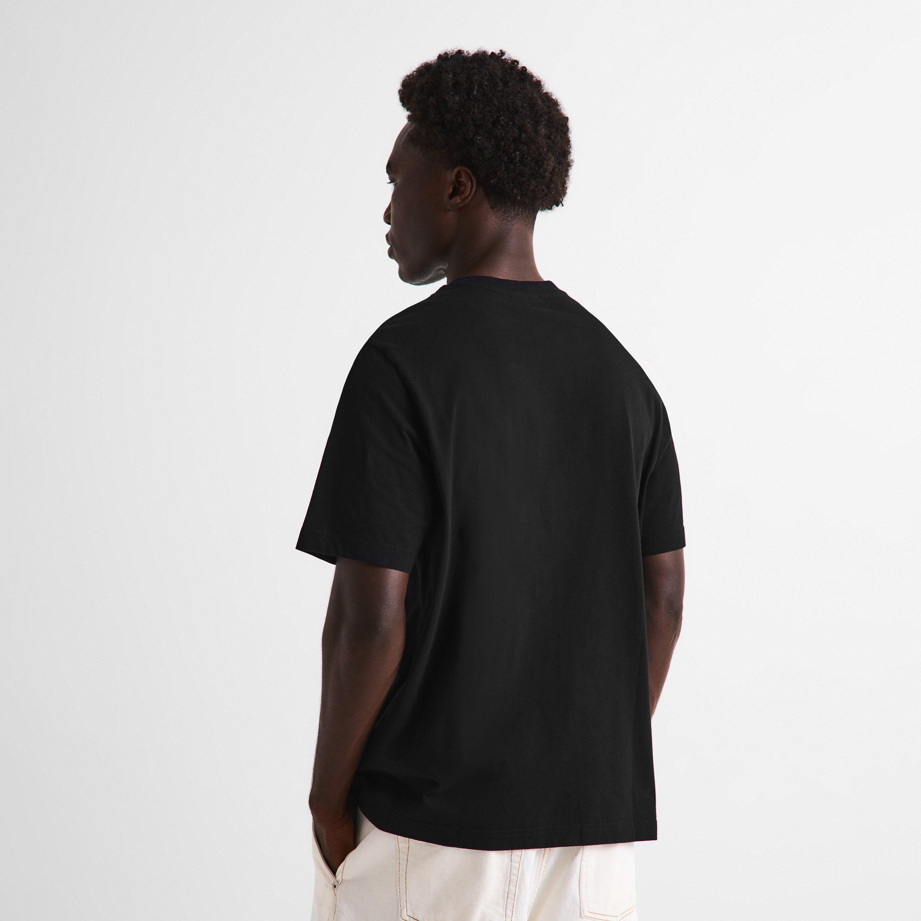 Black - Maison Kitsune - Men's Stand Fox Comfort T-Shirt - 4