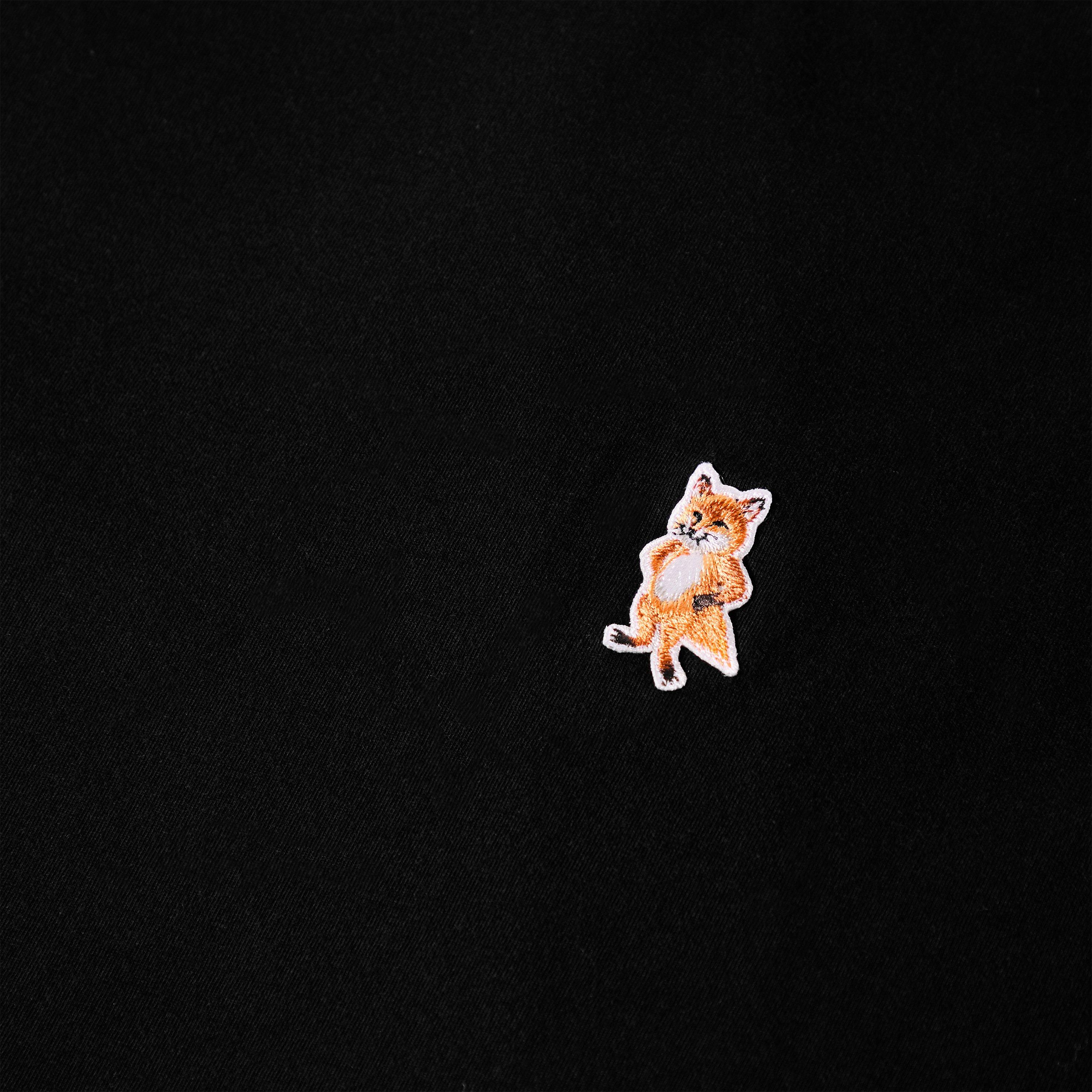 Black - Maison Kitsune - Men's Stand Fox Comfort T-Shirt - 3