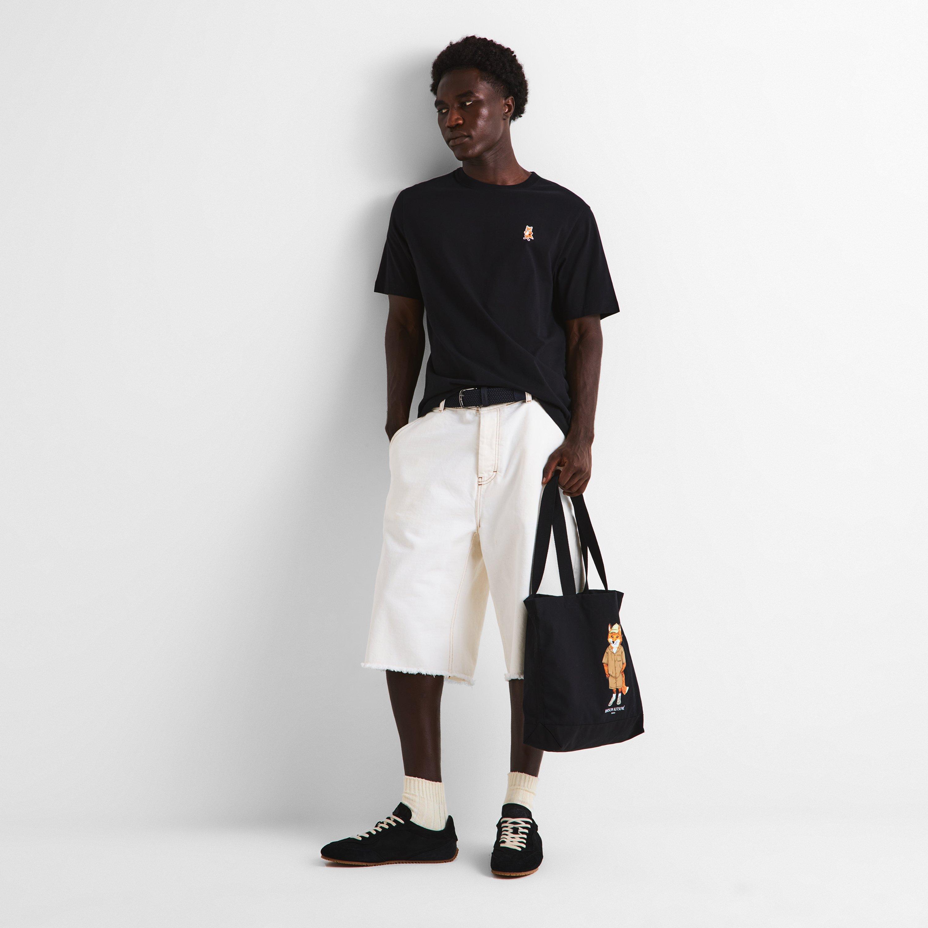 Black - Maison Kitsune - Men's Stand Fox Comfort T-Shirt - 6