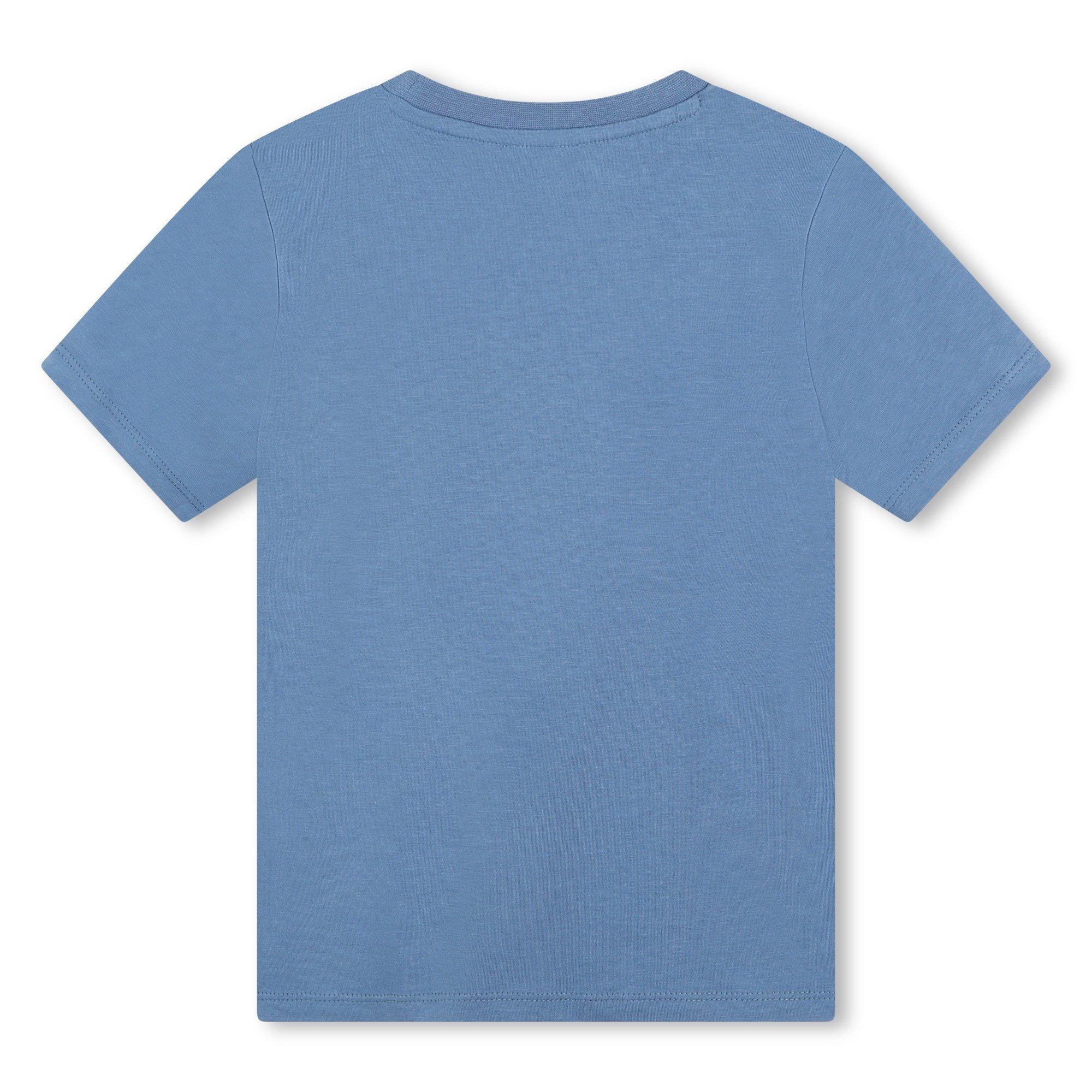 Blue 780 - Kenzo - Short Sleeved Cotton T-Shirt Juniors - 2
