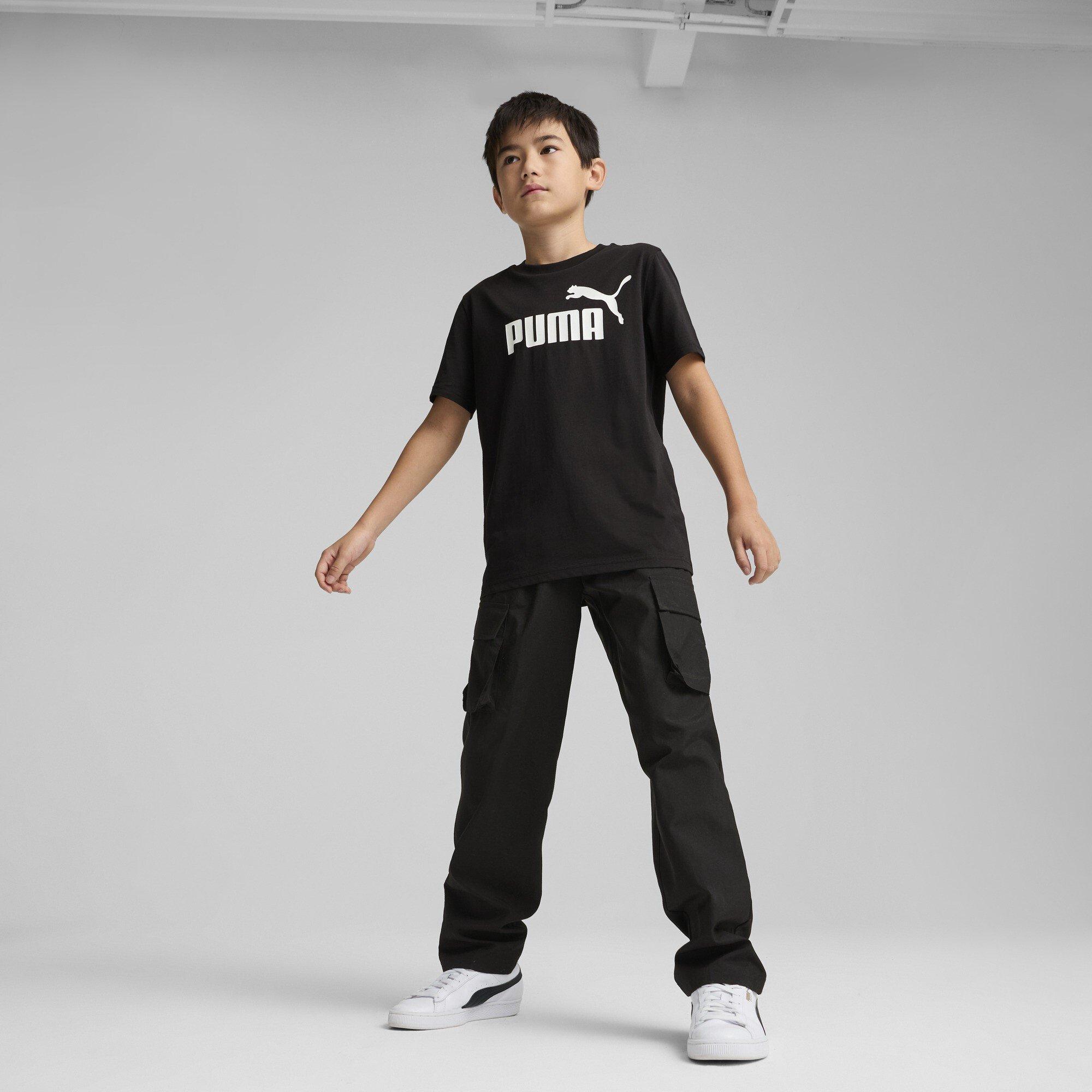 Puma Black - Puma - Essentials No.1 Logo T-Shirt Juniors - 4