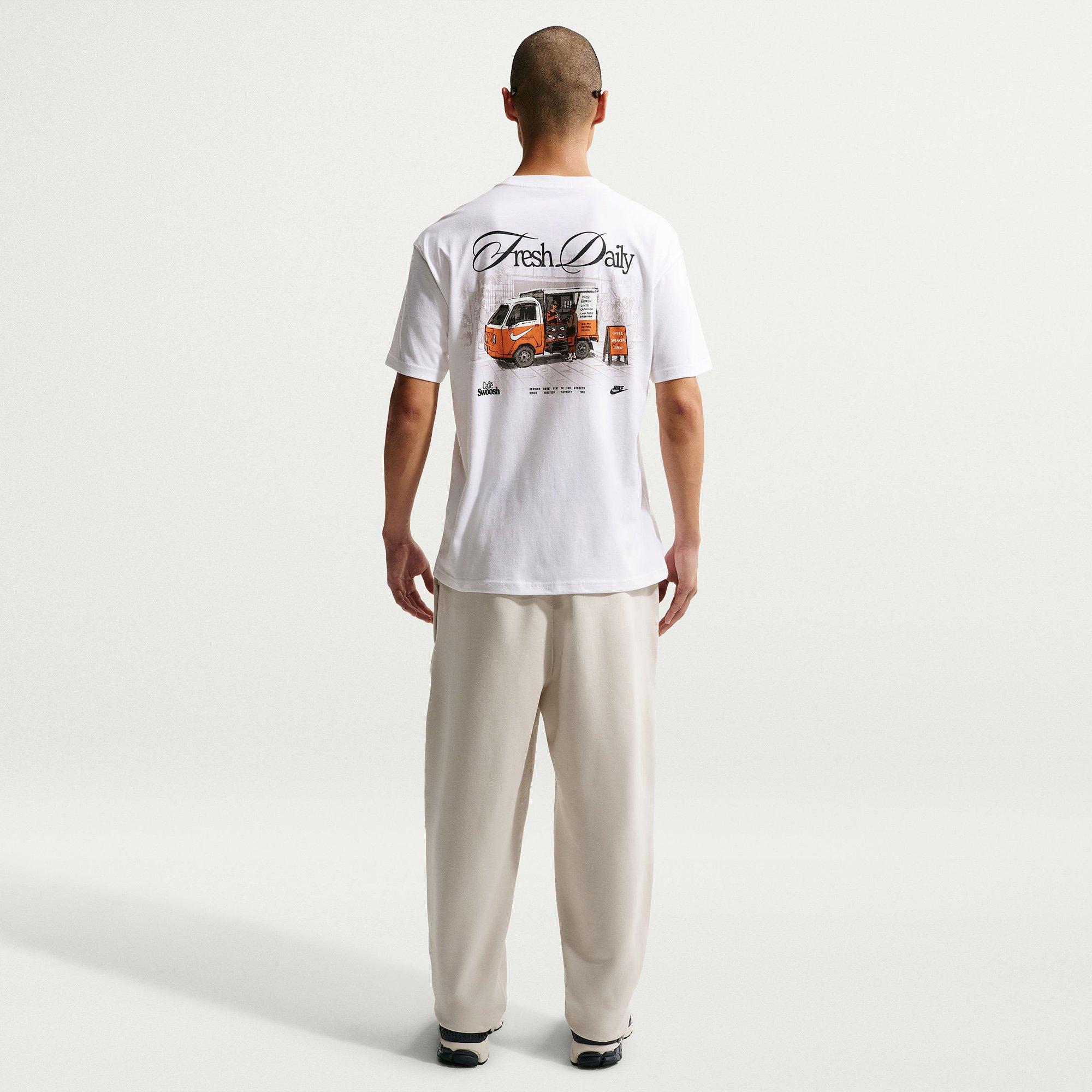 White - Nike - Men's Cafe T-Shirt - 5