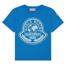 Moncler Varsity Logo T Shirt Boys