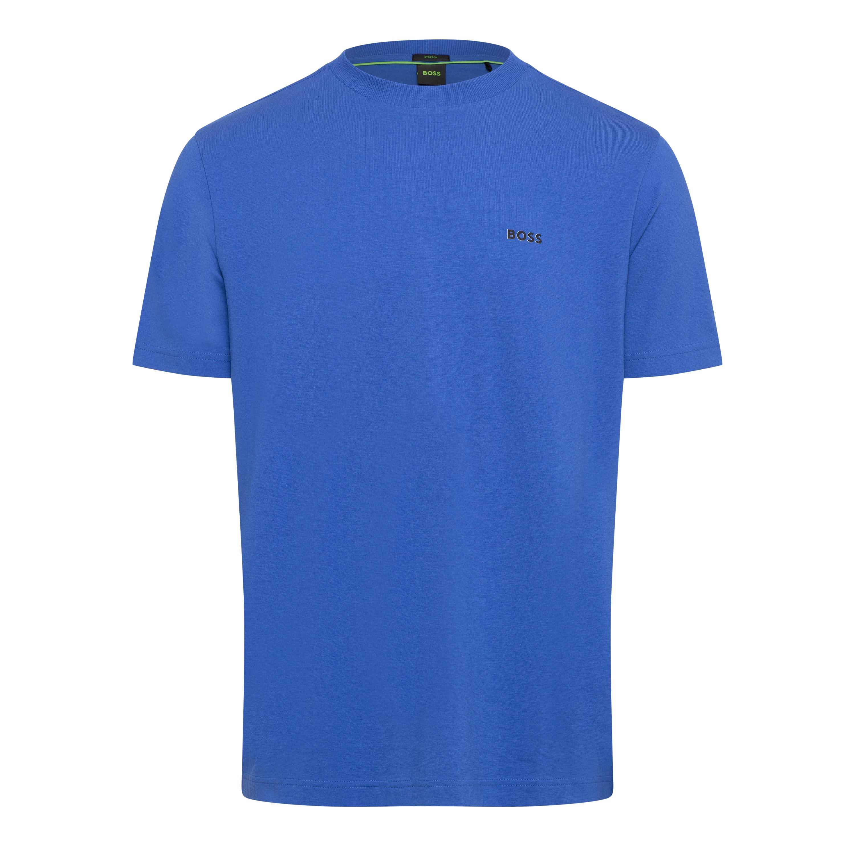 Boss Mens BOSS GREEN T-Shirt with Logo Design Stretch Cotton