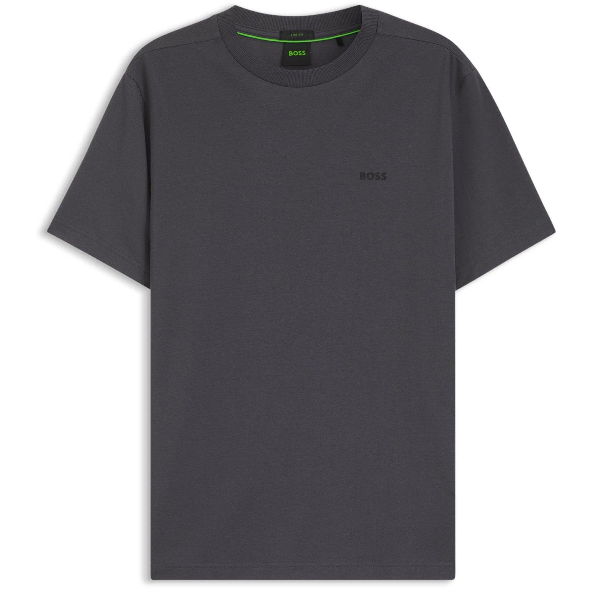 Boss Mens BOSS GREEN T-Shirt with Logo Design Stretch Cotton
