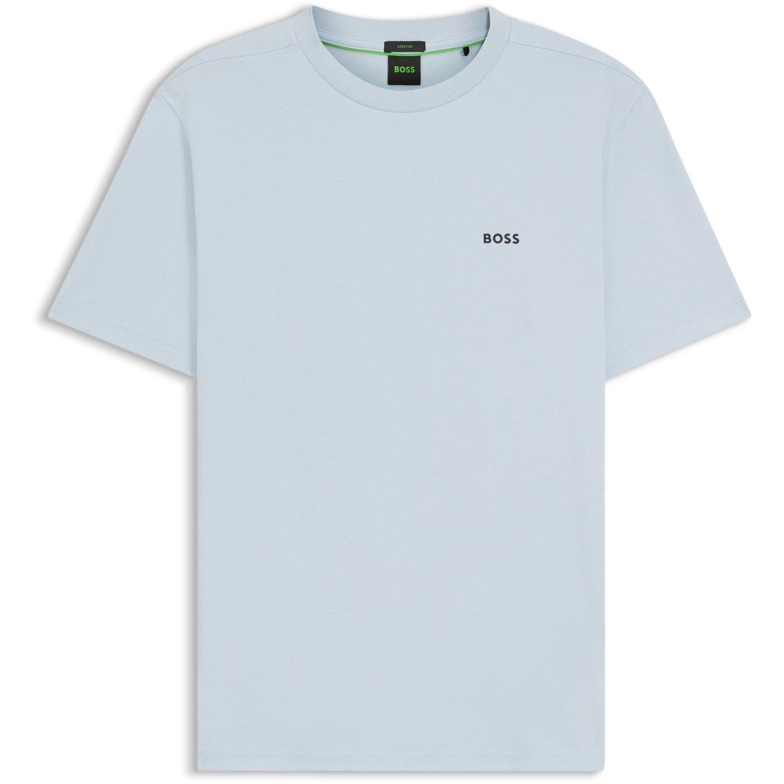 Boss Mens BOSS GREEN T-Shirt with Logo Design Stretch Cotton