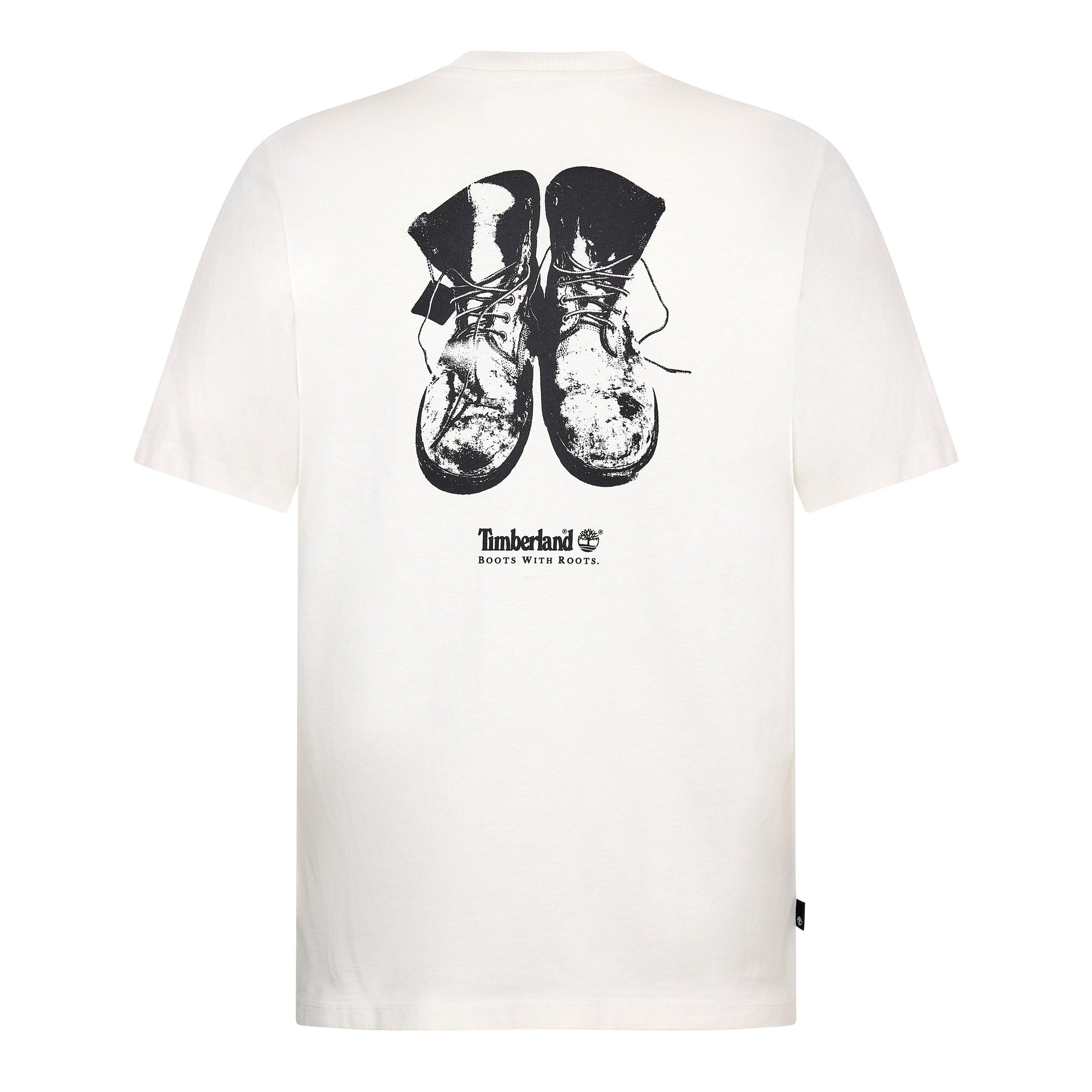 Bianco vintage - Timberland - Timberland Slogan Tee Vintage White - 2