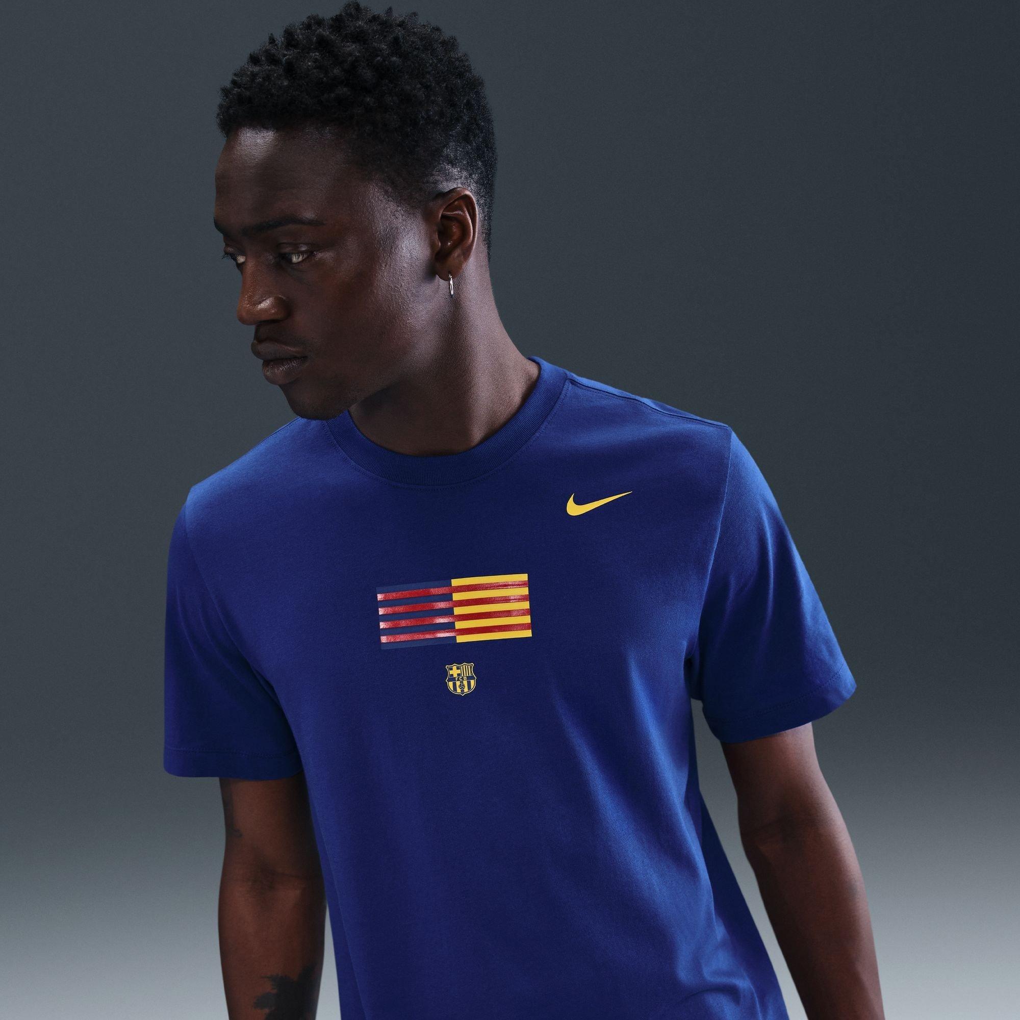 Navy - Nike - FCB Flag Mens Tee - 6
