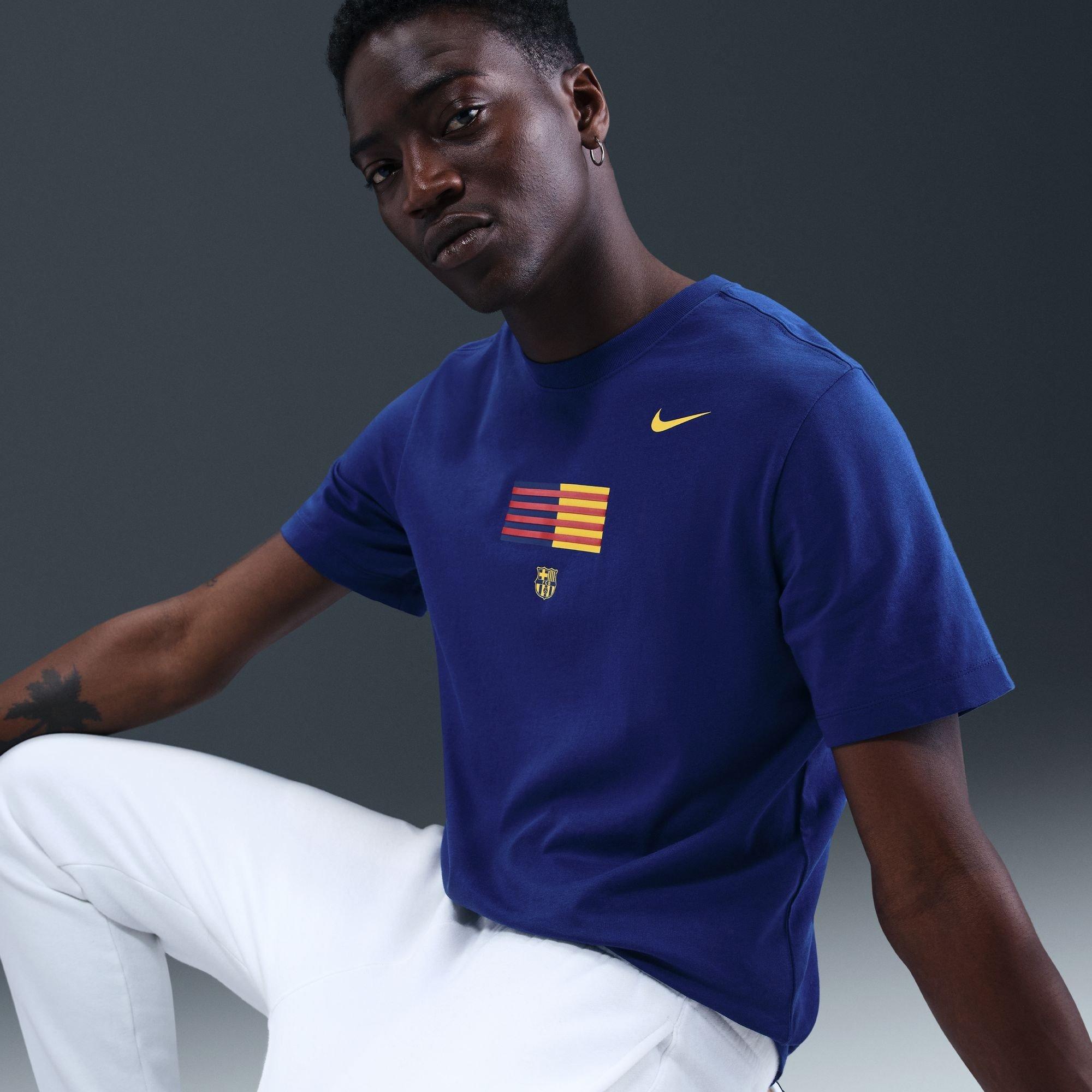 Navy - Nike - FCB Flag Mens Tee - 10