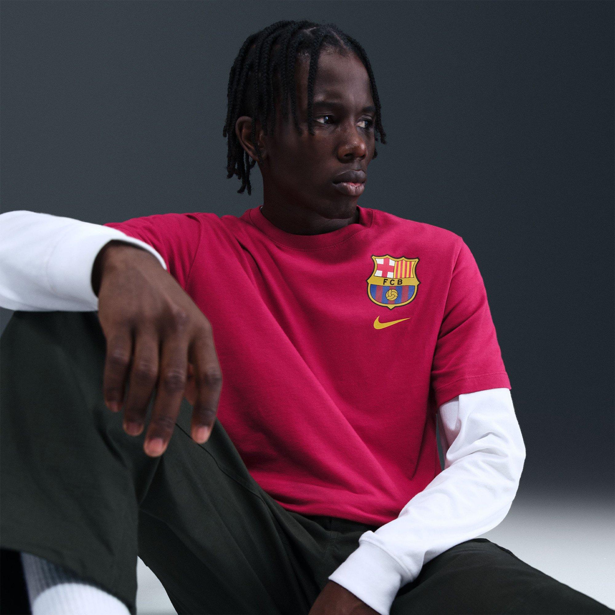 Pink - Nike - FCB Logo Mens Tee - 2