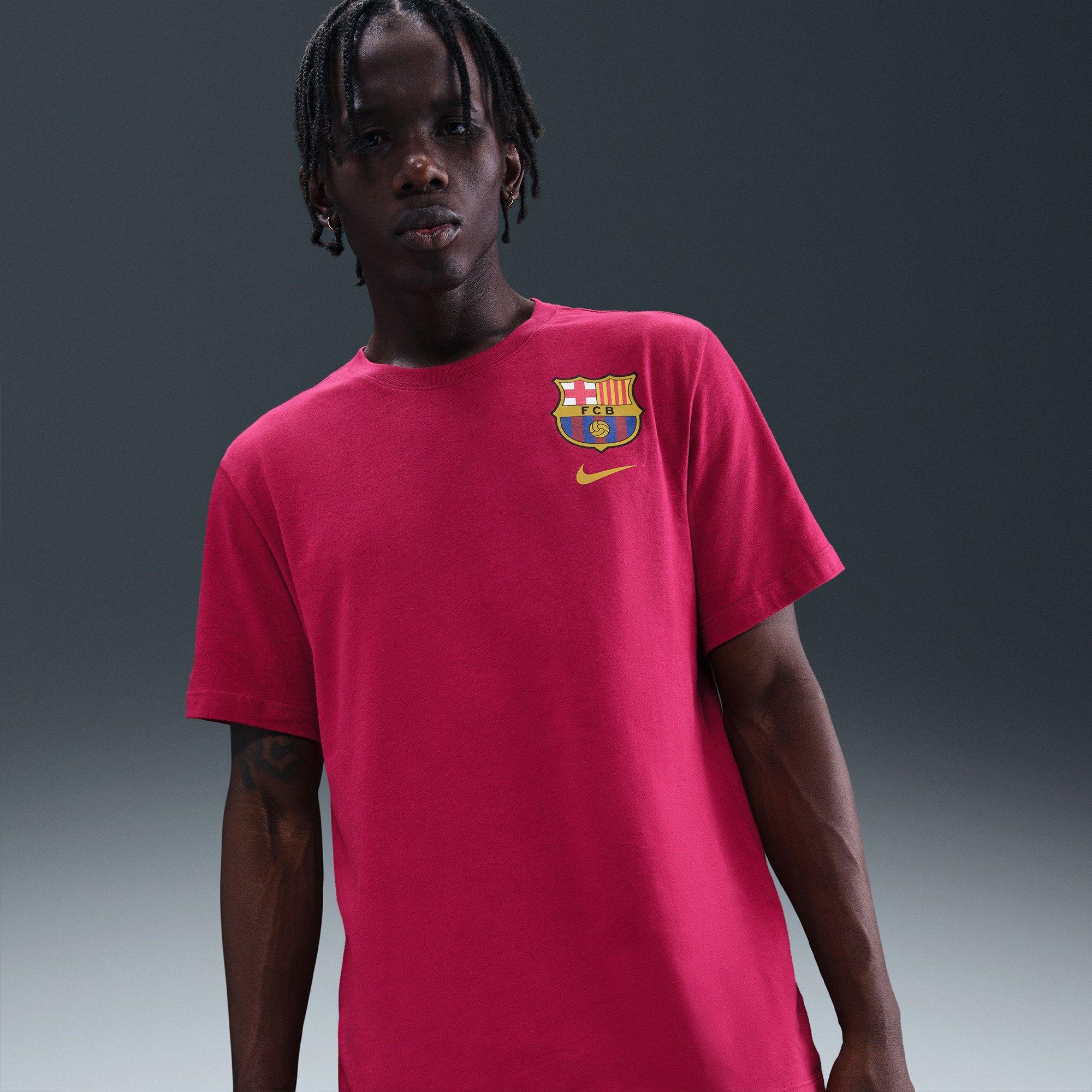 Pink - Nike - FCB Logo Mens Tee - 3