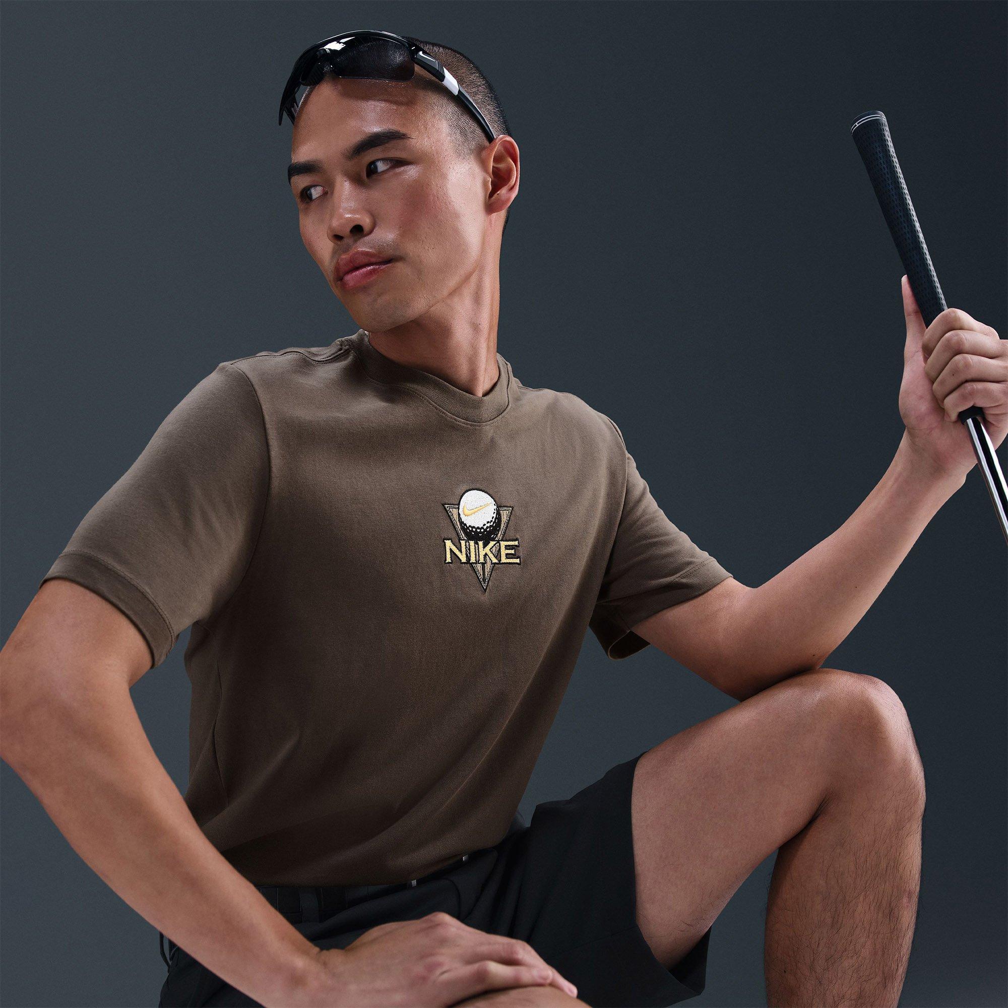 Khaki - Nike - Mens Golf Tee Shirt - 2