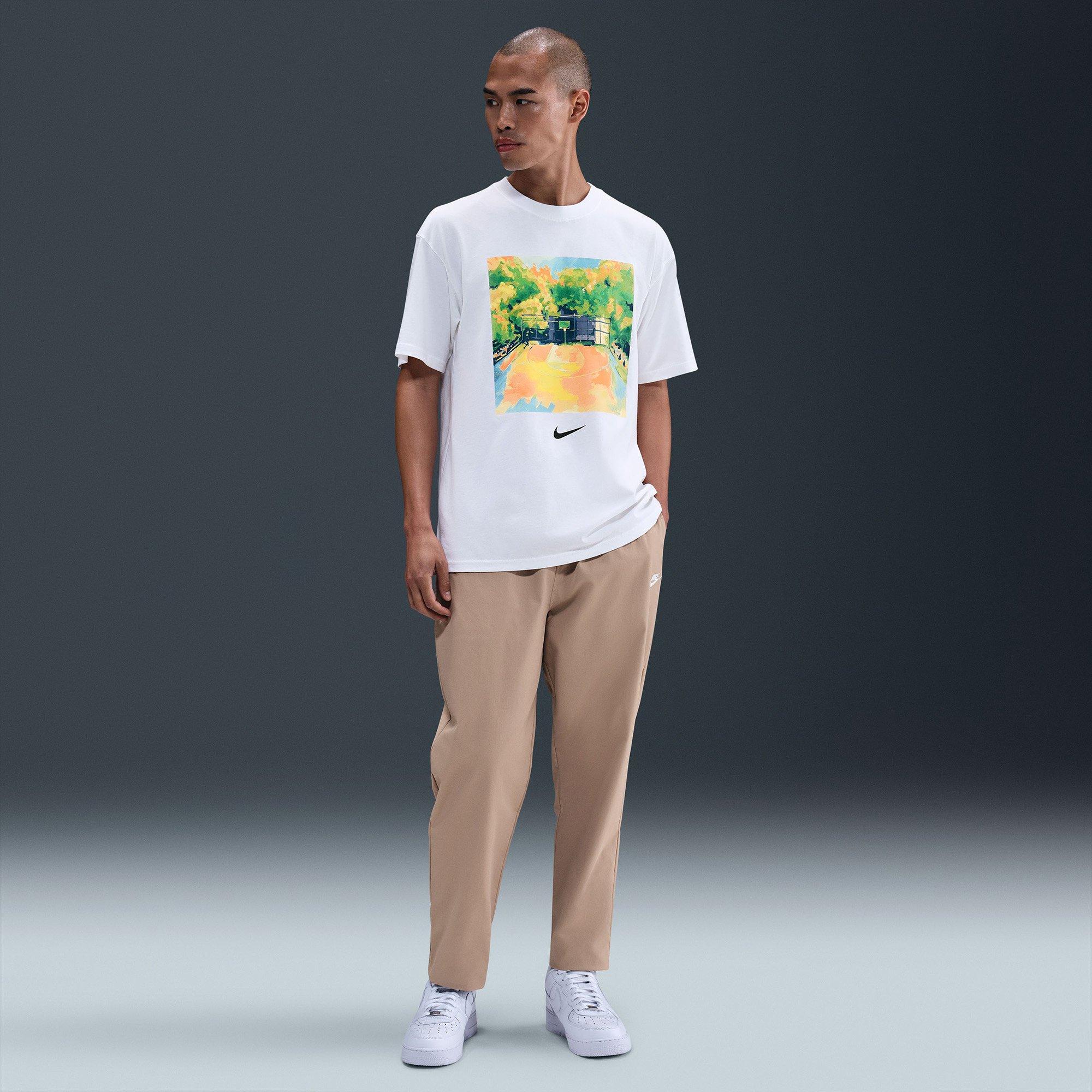 White - Nike - Mens Max 90 T-Shirt - 5