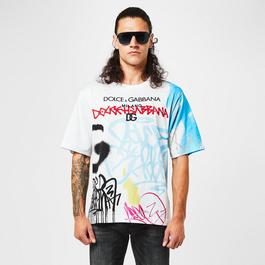 Dolce and Gabbana Spray Graffiti T Shirt