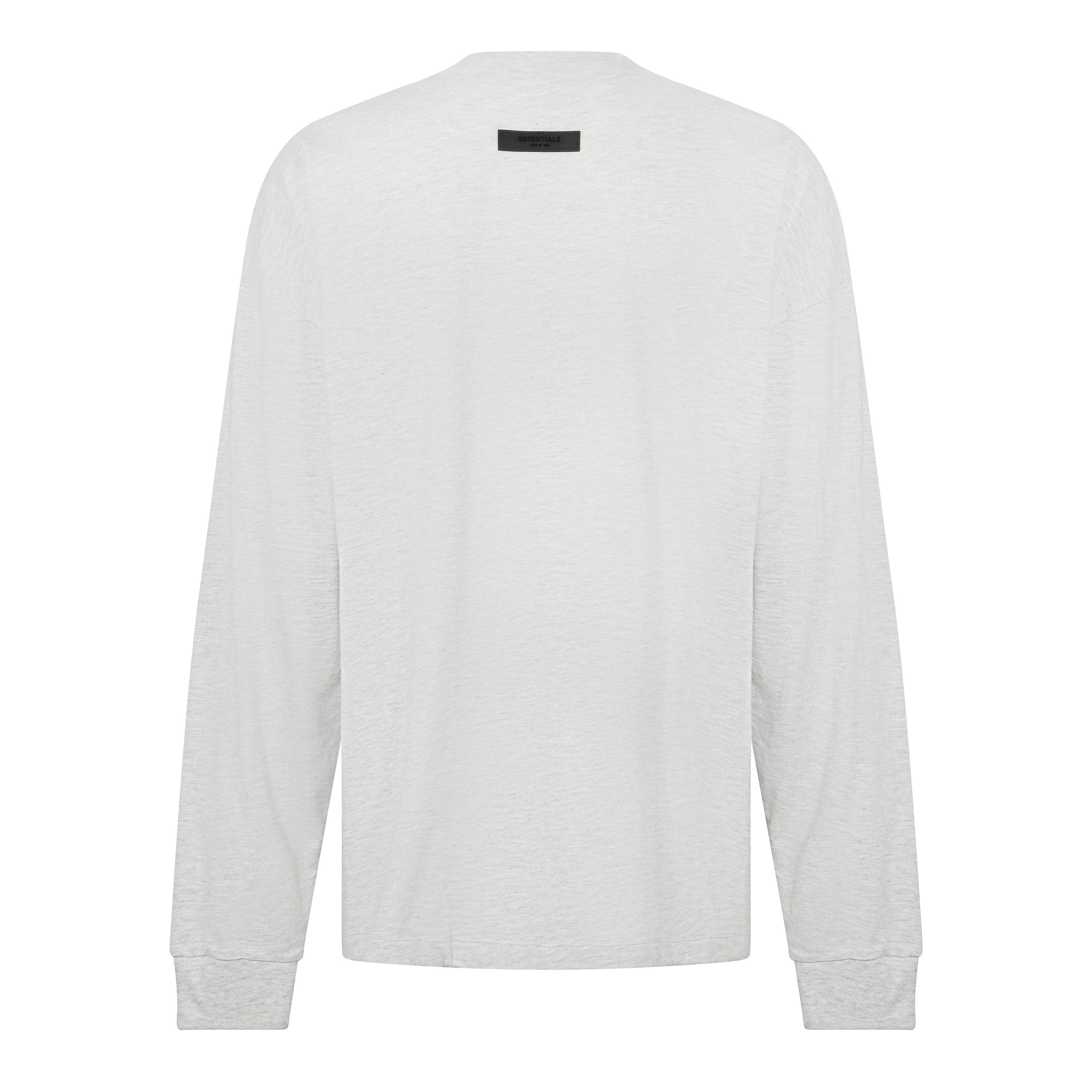 Light Oatmeal - Fear Of God Essentials - Unisex Adults Long Sleeve Oversized T-Shirt - 2