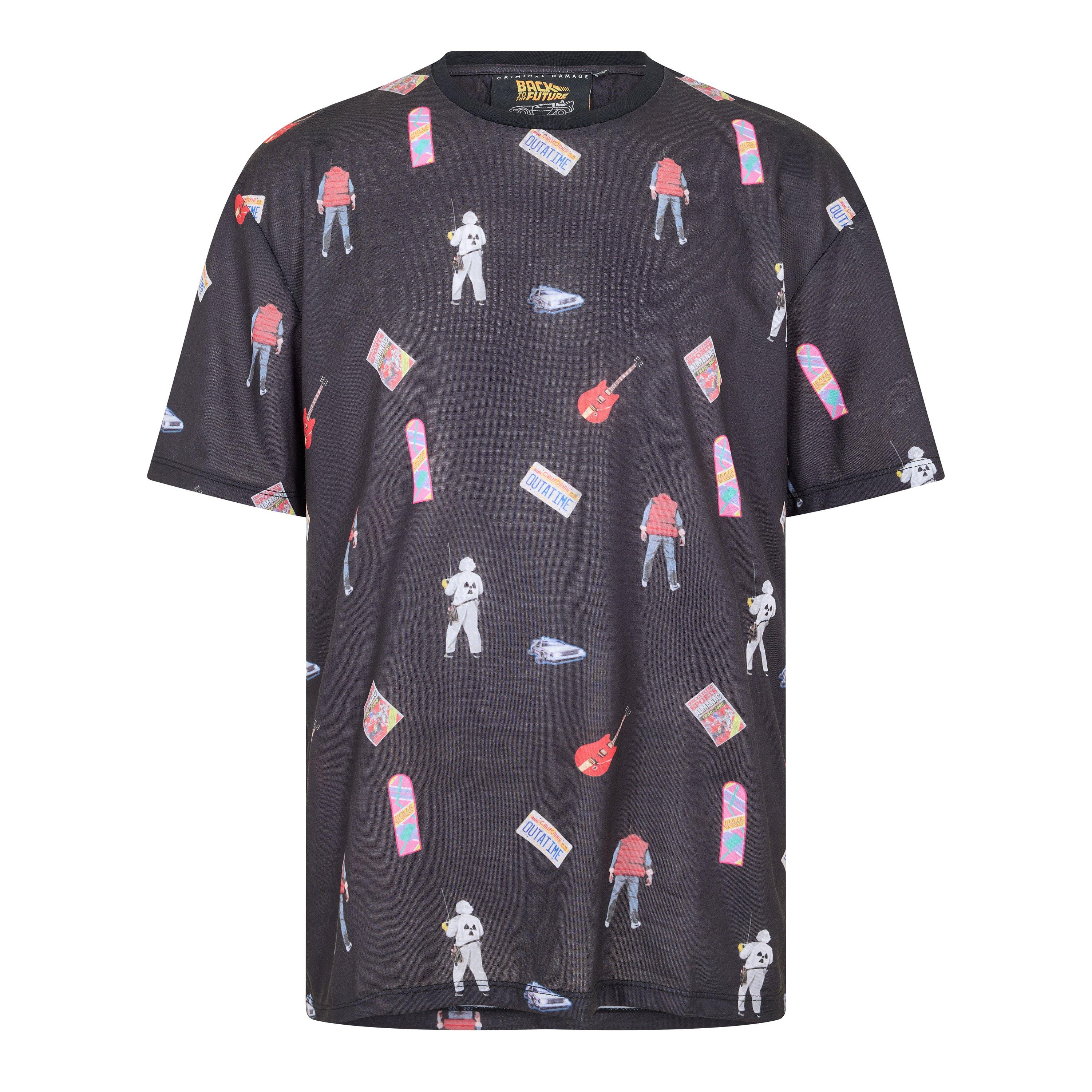 Black - Criminal Damage - Men's Ftr Repeat T-Shirt - 1
