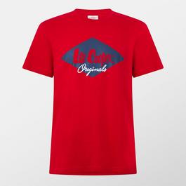 Lee Cooper Cooper Logo T Shirt Mens