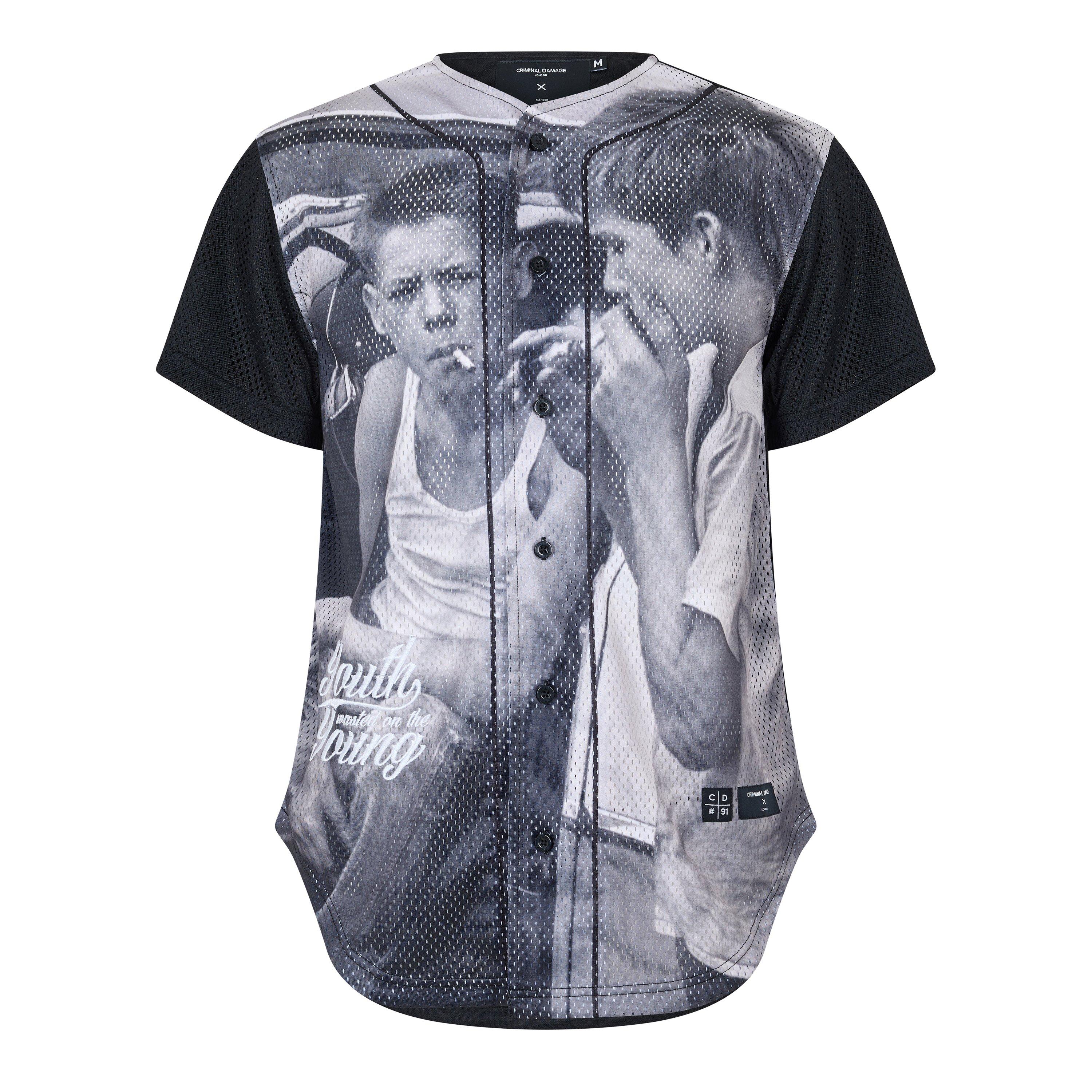 Criminal Damage CriminalDamage Youth Baseball Top Mens