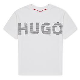 Hugo Logo Short Sleeve T Shirt Juniors