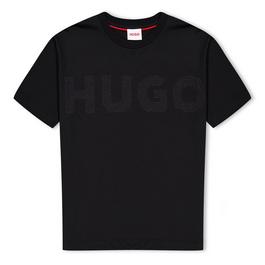 Hugo Logo Short Sleeve T Shirt Juniors