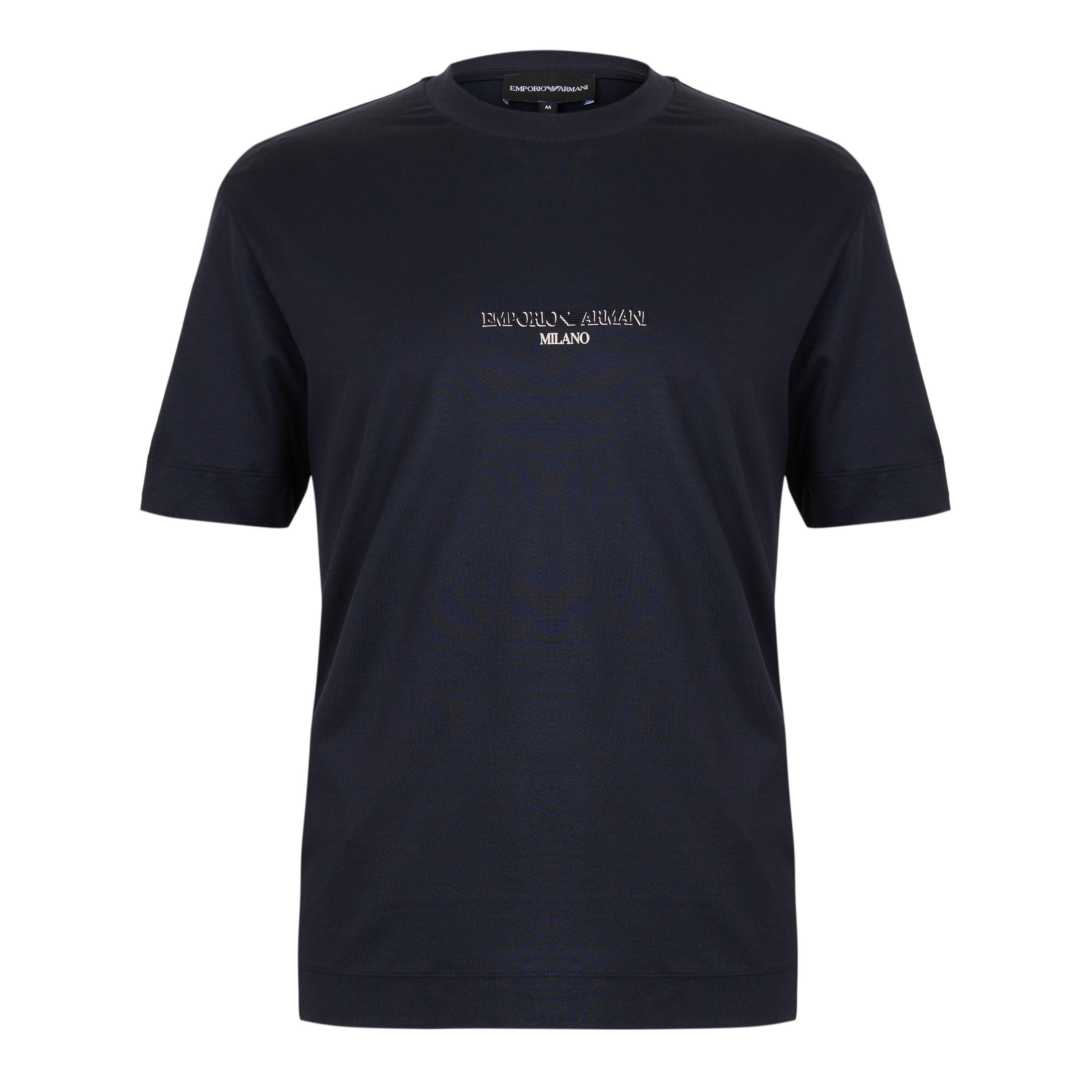 Navy EA Script - Emporio Armani - Emporio Armani T-Shirt - 1