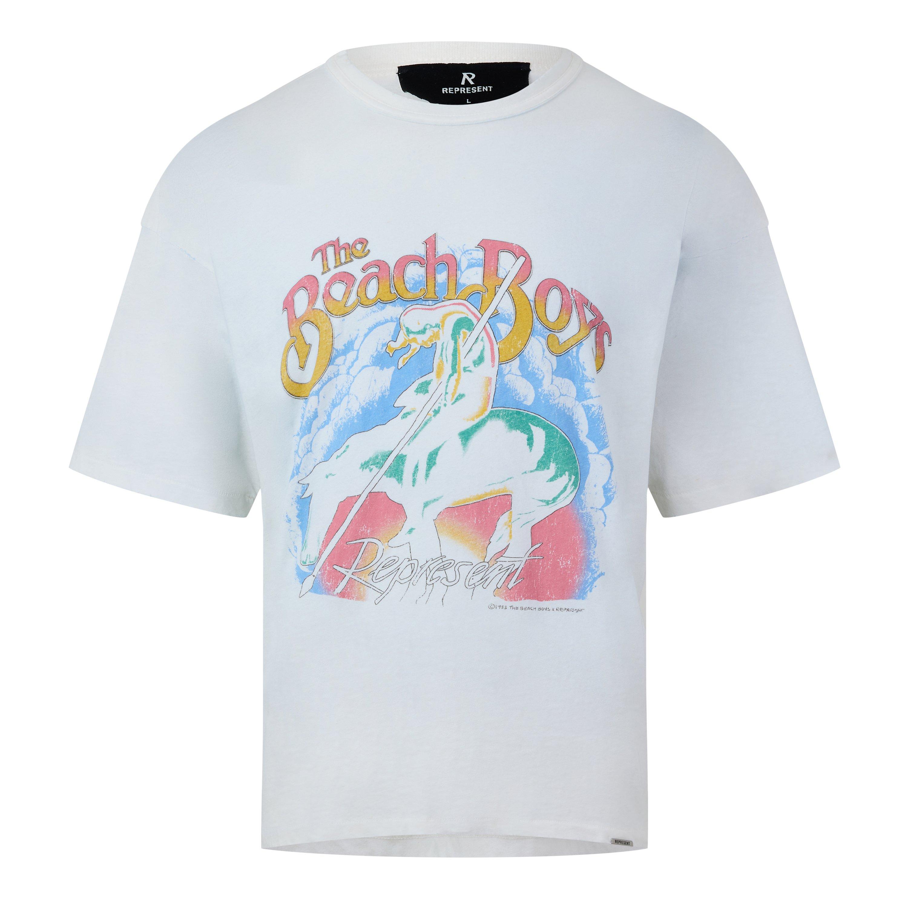 Smoked Blue - Represent - Men's Beach Boys Tee Oversized T-Shirt - 1