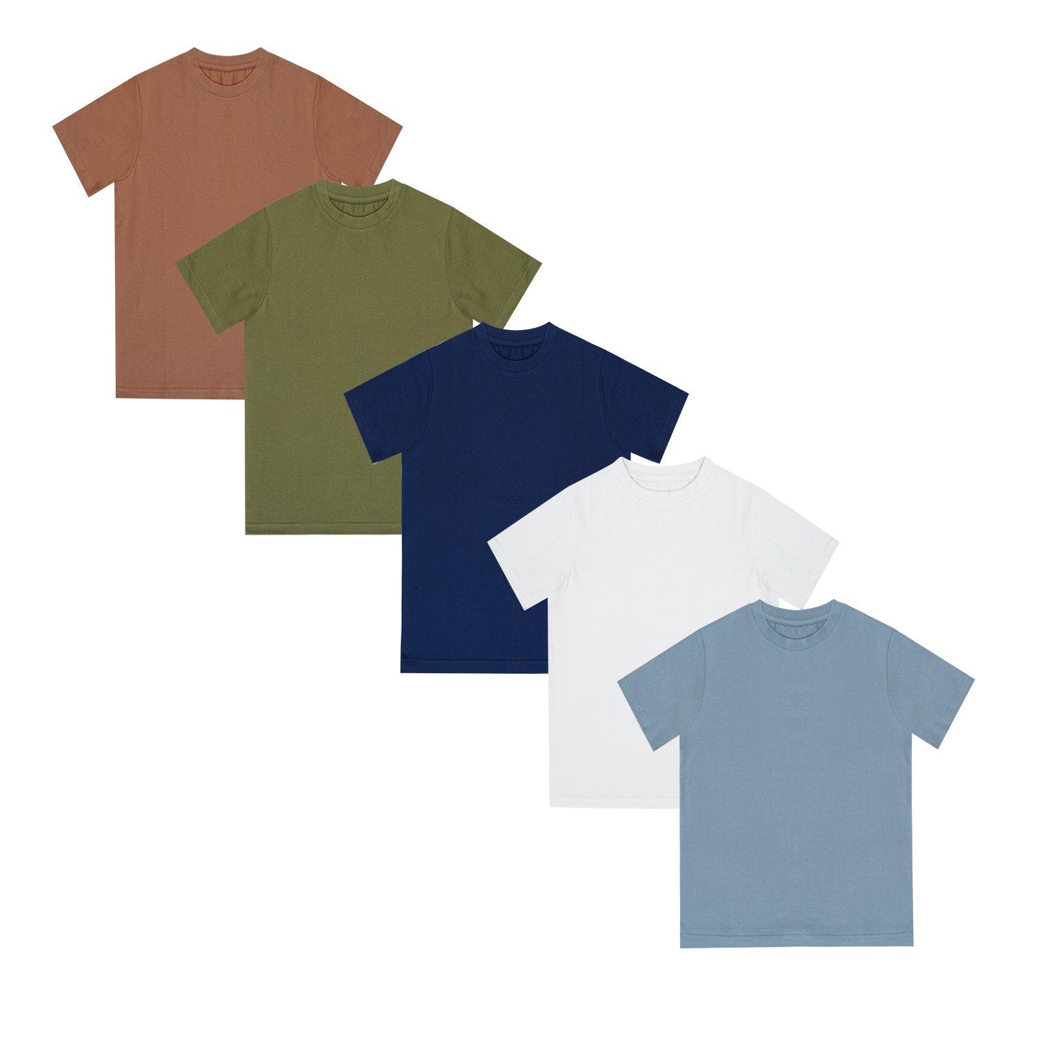 Multi - Firetrap - 5 Pack T-Shirt Juniors - 1