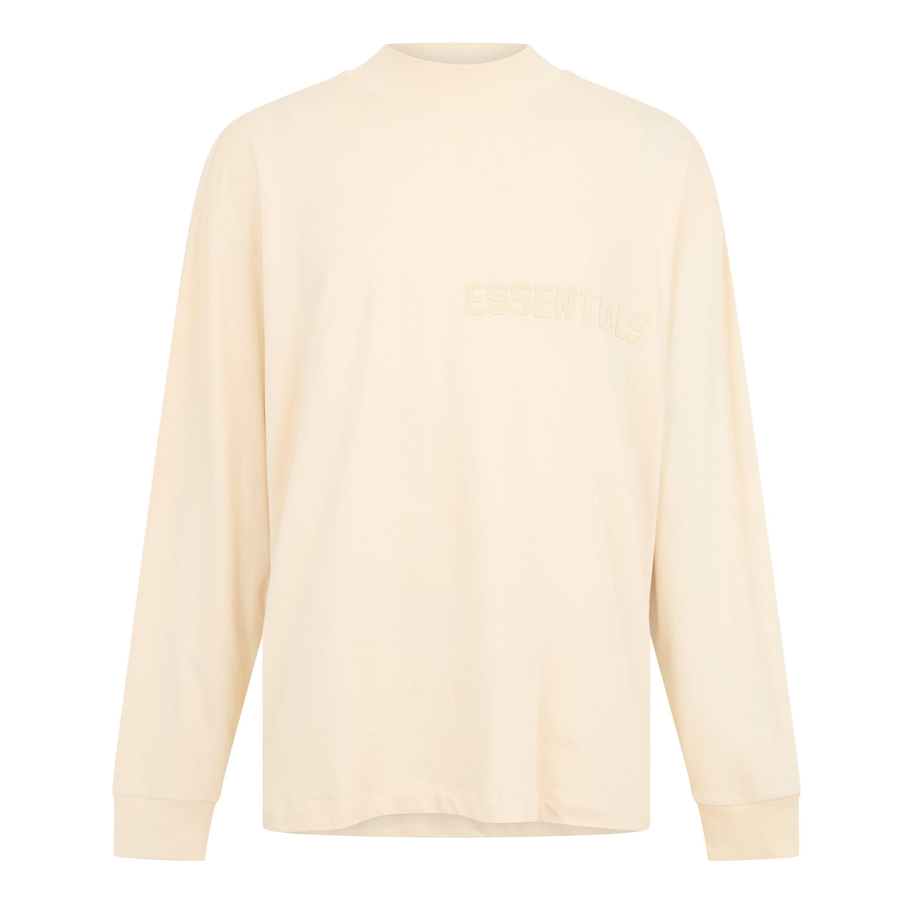 Egg Shell - Fear Of God Essentials - Unisex Adults Ls Tee Oversized Fit T-Shirt - 1