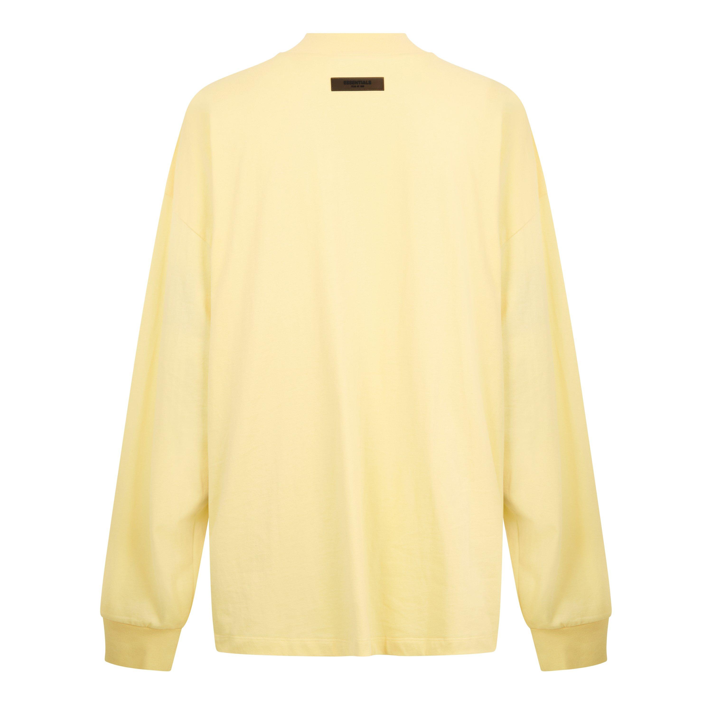 Canary - Fear Of God Essentials - Unisex Adults Ls Tee Oversized Fit T-Shirt - 2