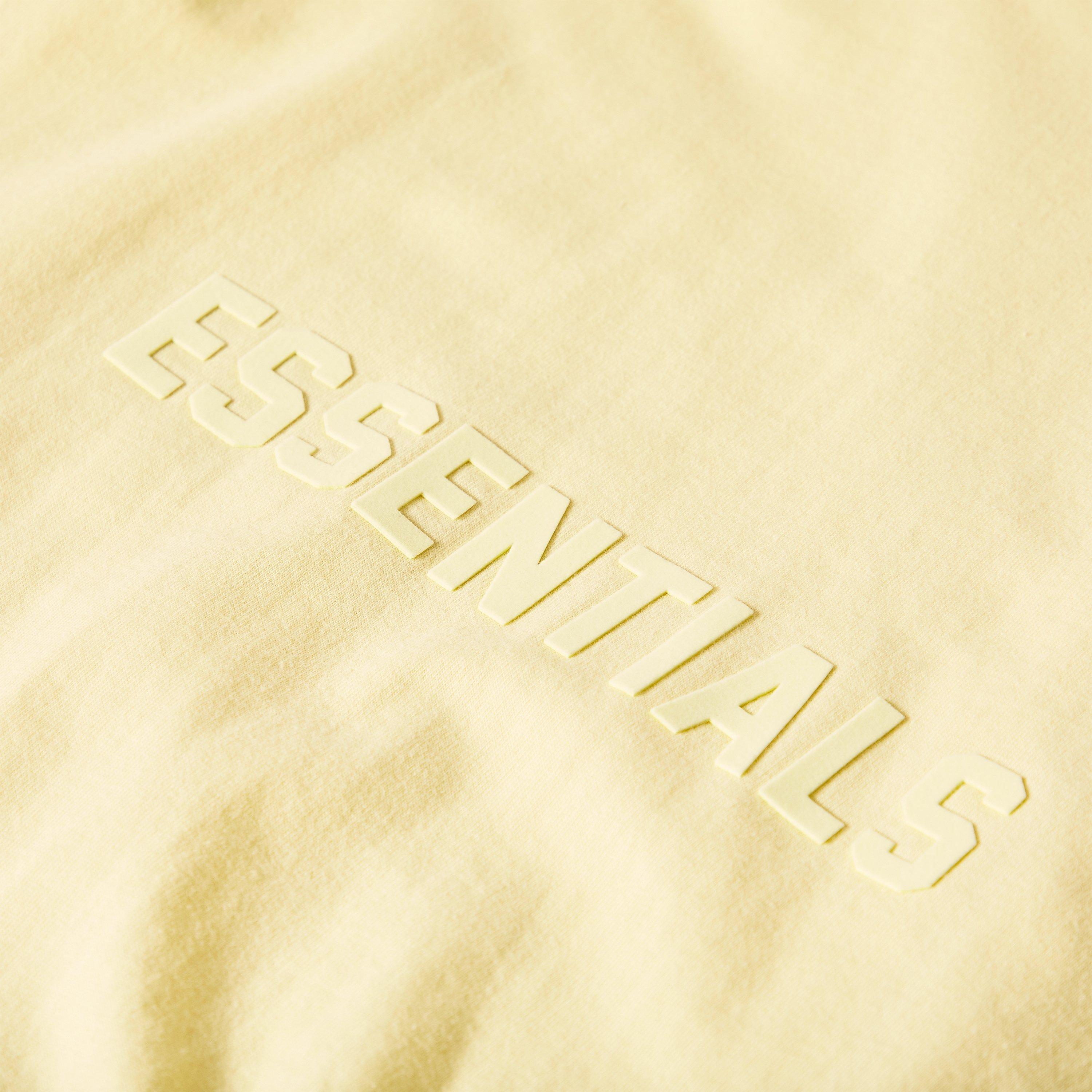 Canary - Fear Of God Essentials - Unisex Adults Ls Tee Oversized Fit T-Shirt - 3