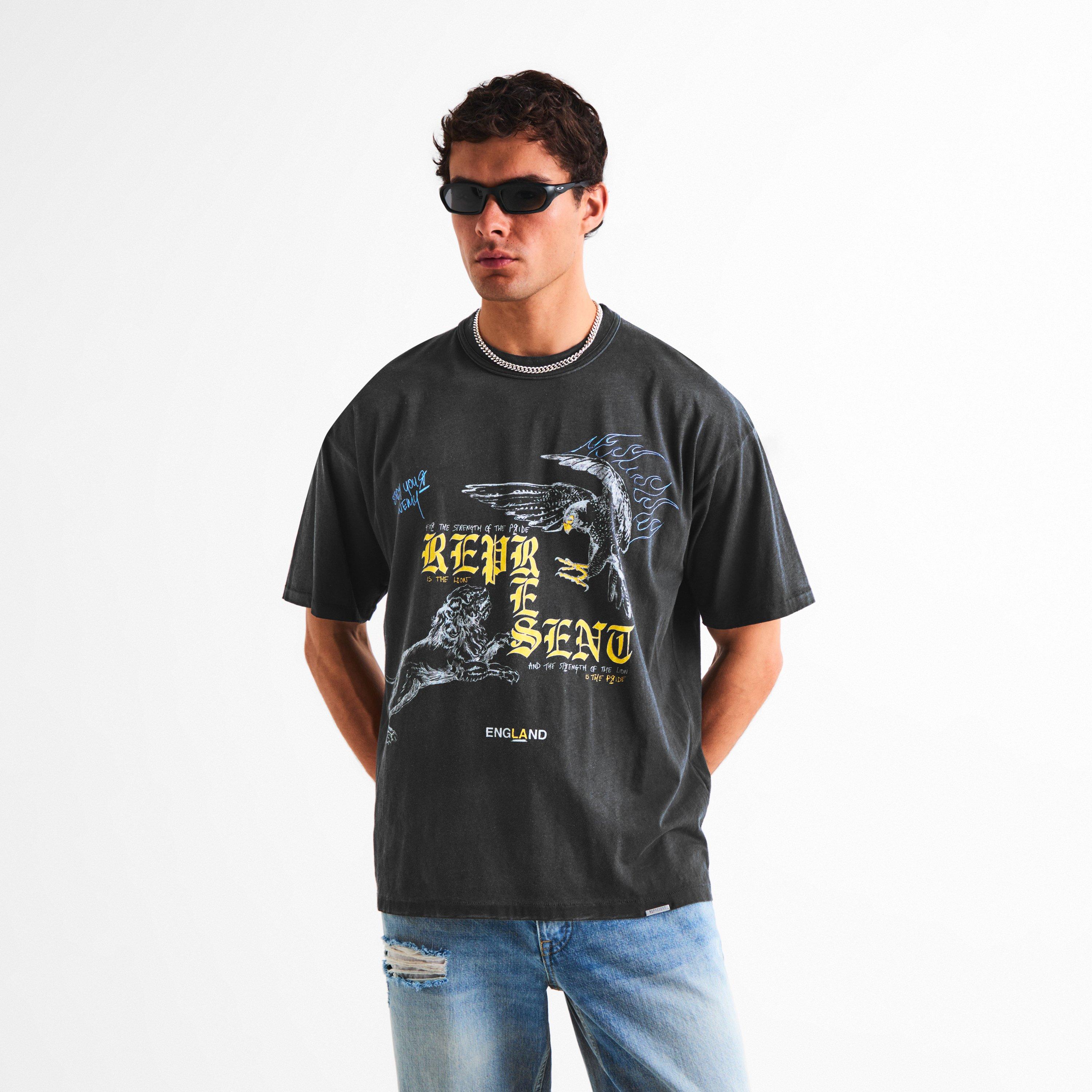 Washed Black - Represent - Rep Enemy Tee Sn63 - 3