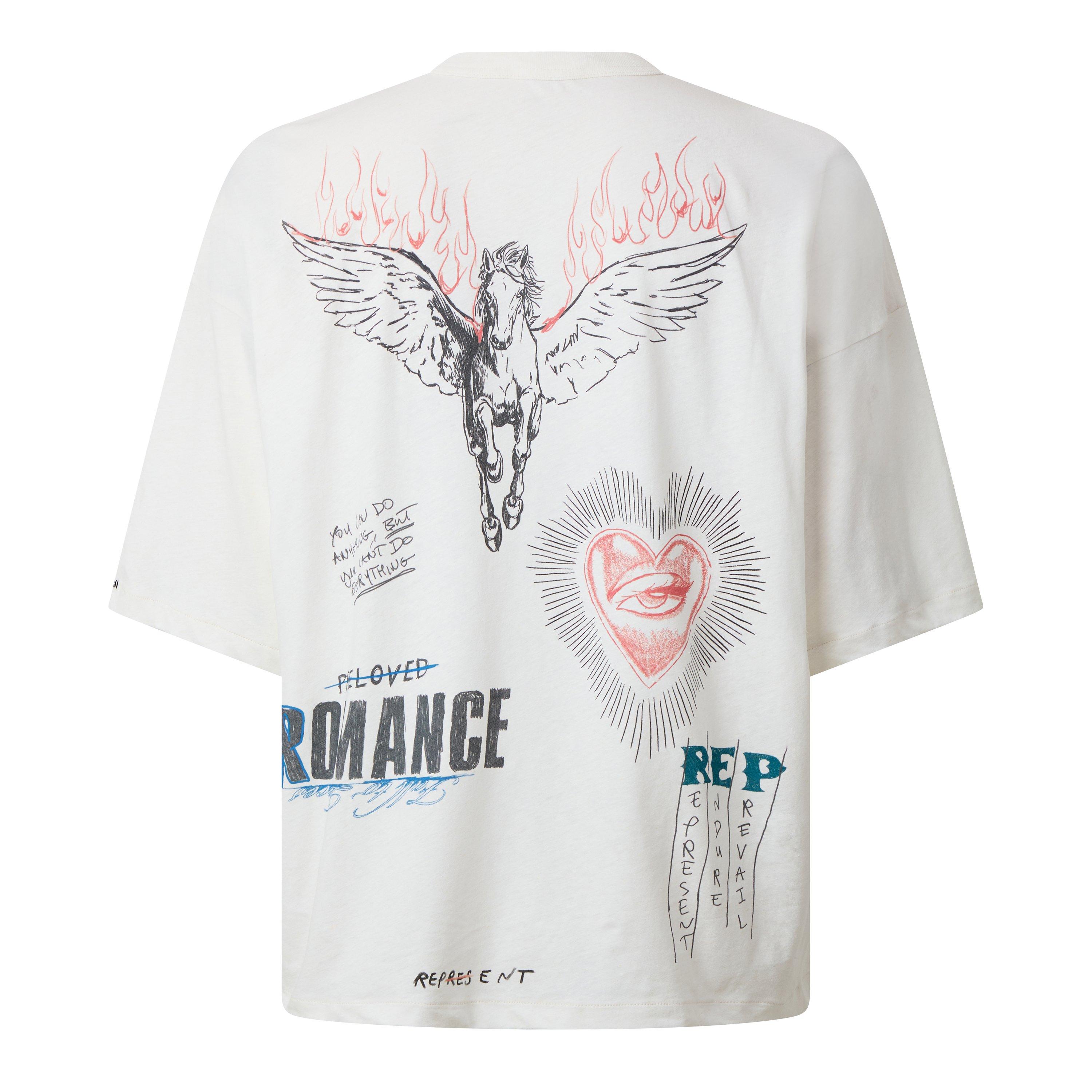 Antique White - Represent - Rep Heavens Tee Sn64 - 2