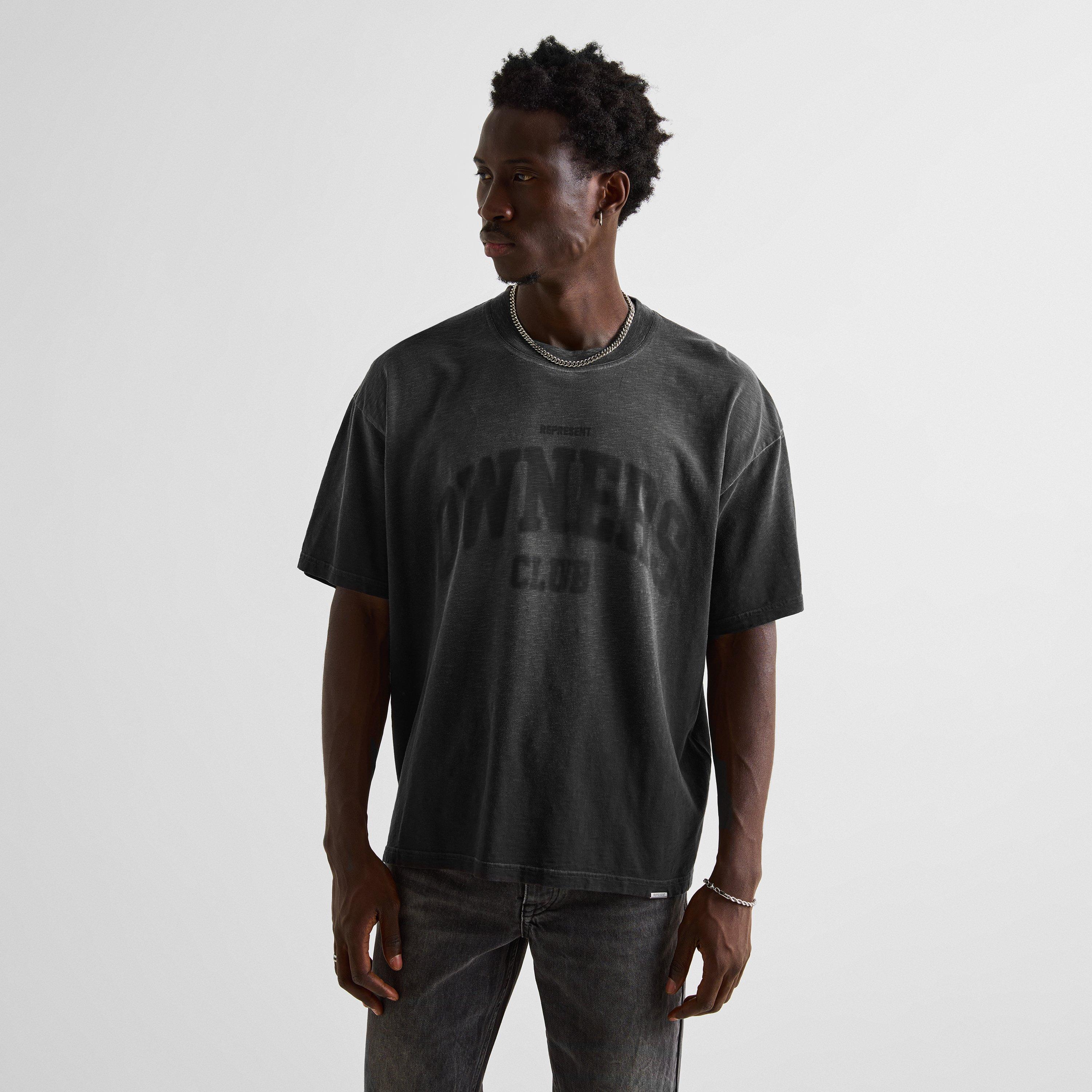Vintage Black - Represent - Men's Owners Club Cotton Short-Sleeve Oversized T-Shirt - 3