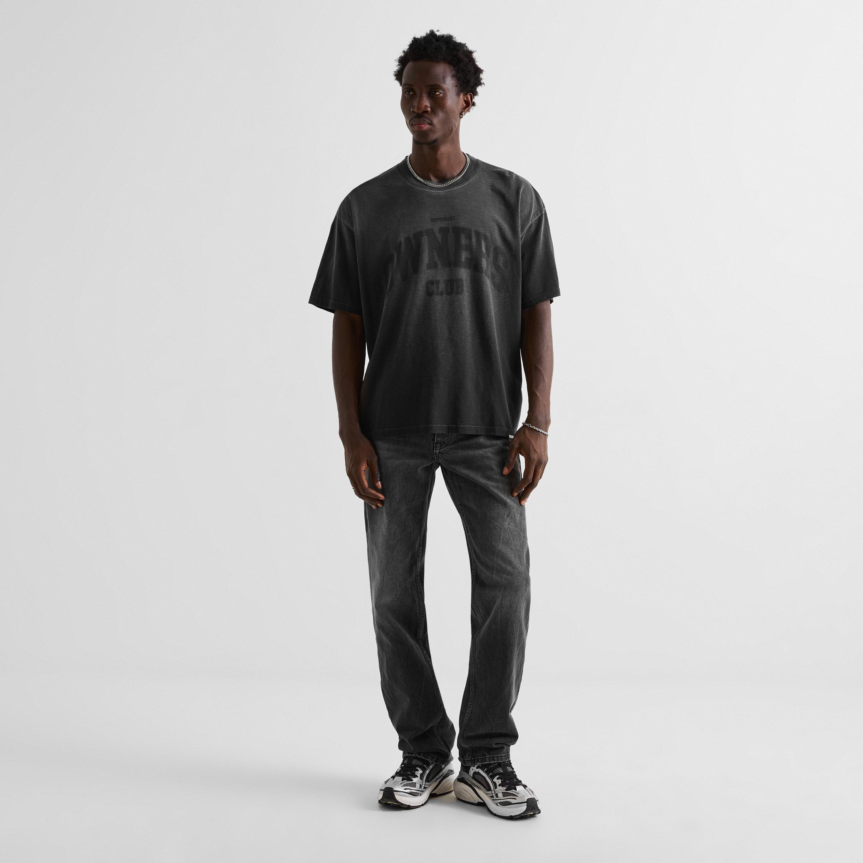 Vintage Black - Represent - Men's Owners Club Cotton Short-Sleeve Oversized T-Shirt - 6