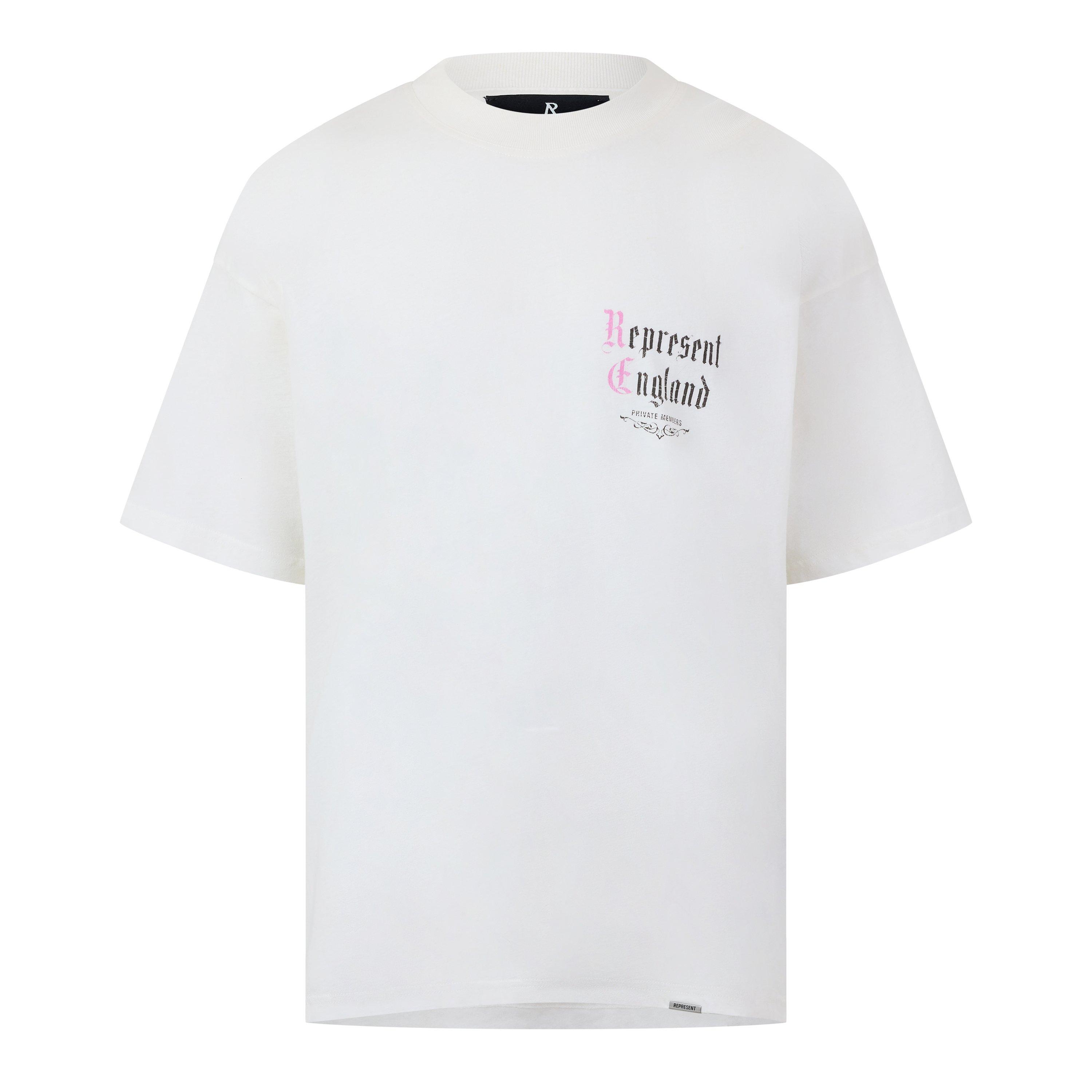 Represent Rep Private Mem Tee Sn64 - Flat White - L