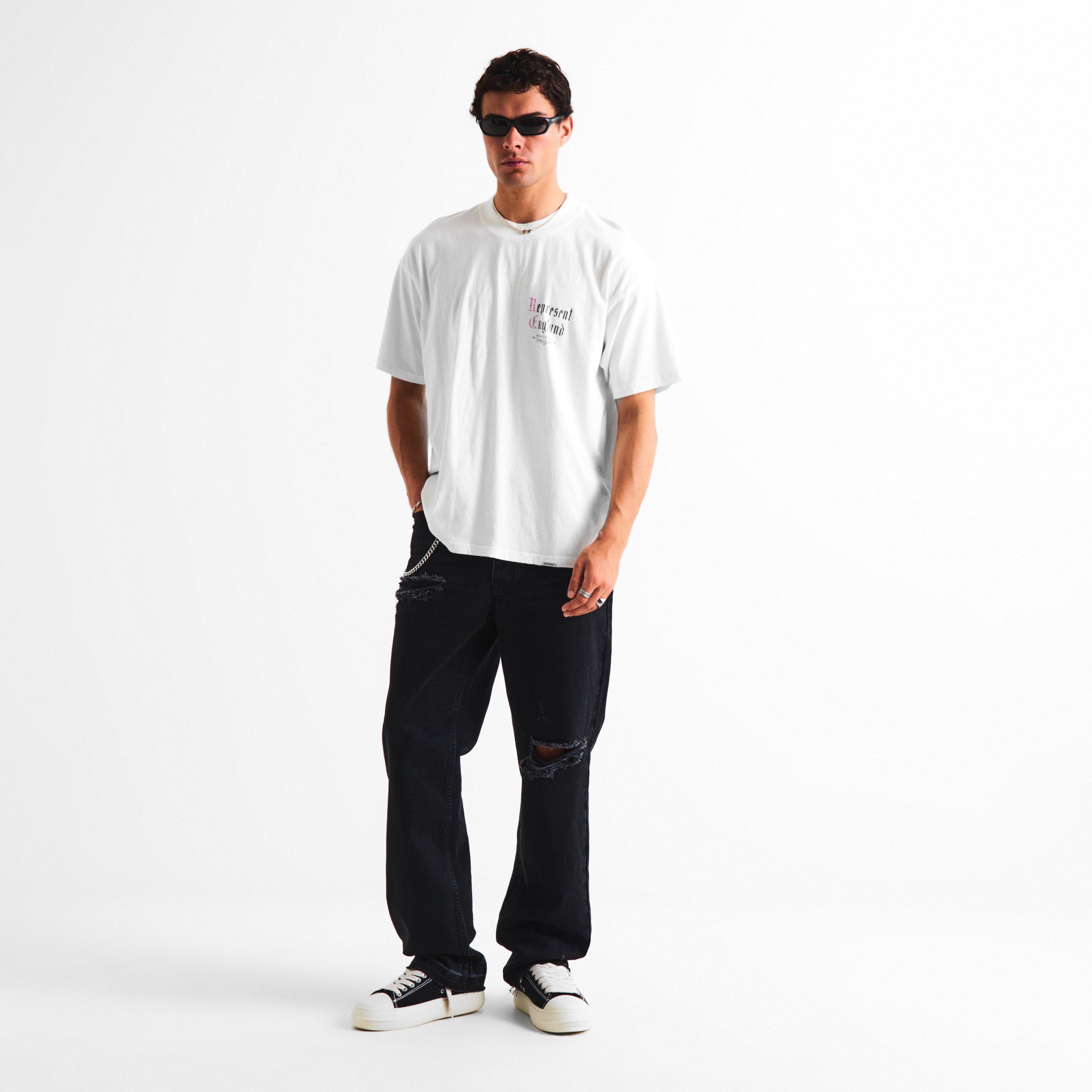 Flat White - Represent - Rep Private Mem Tee Sn64 - 6