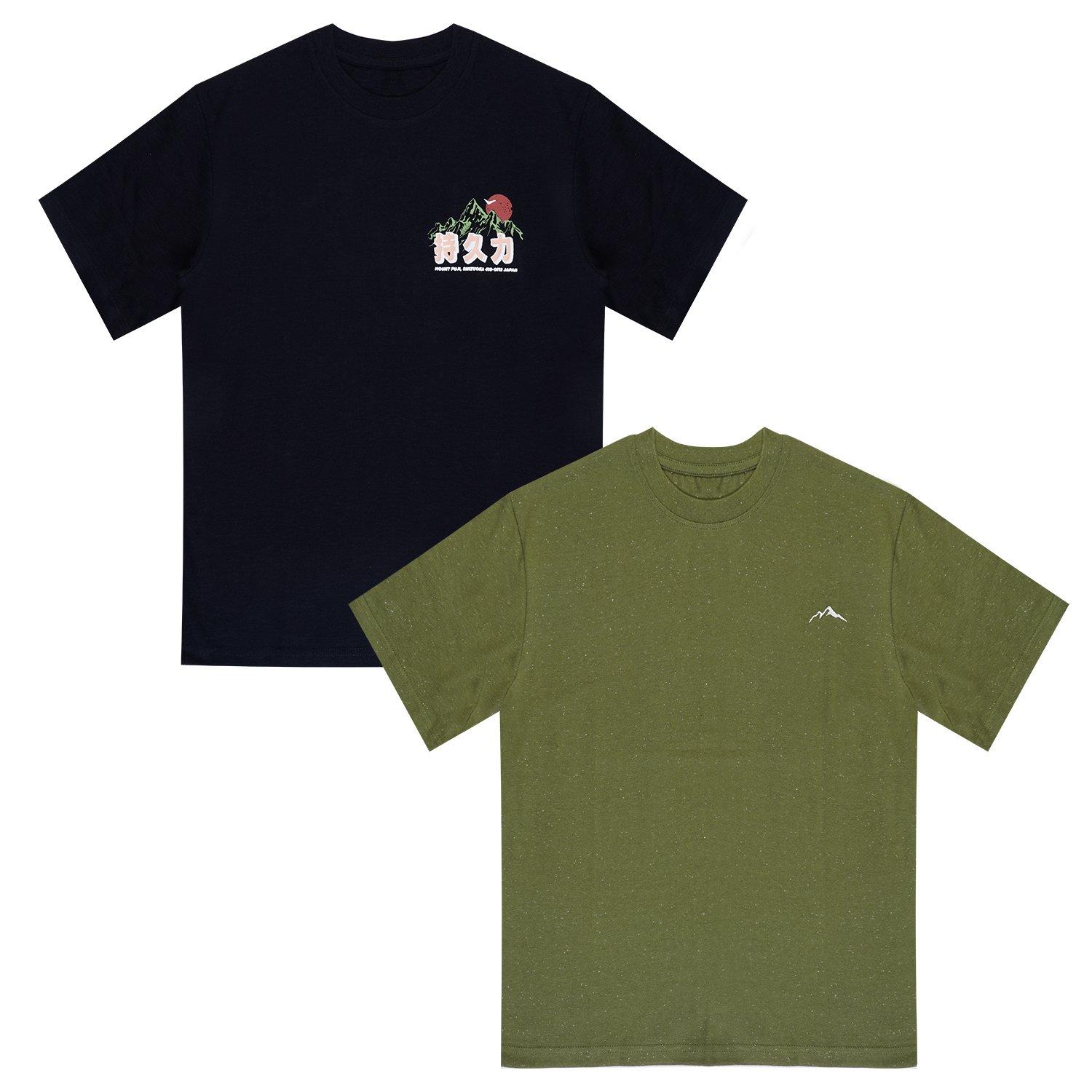Black/Green - Firetrap - Kids' Japan Pack Regular Fit T-Shirt - 1