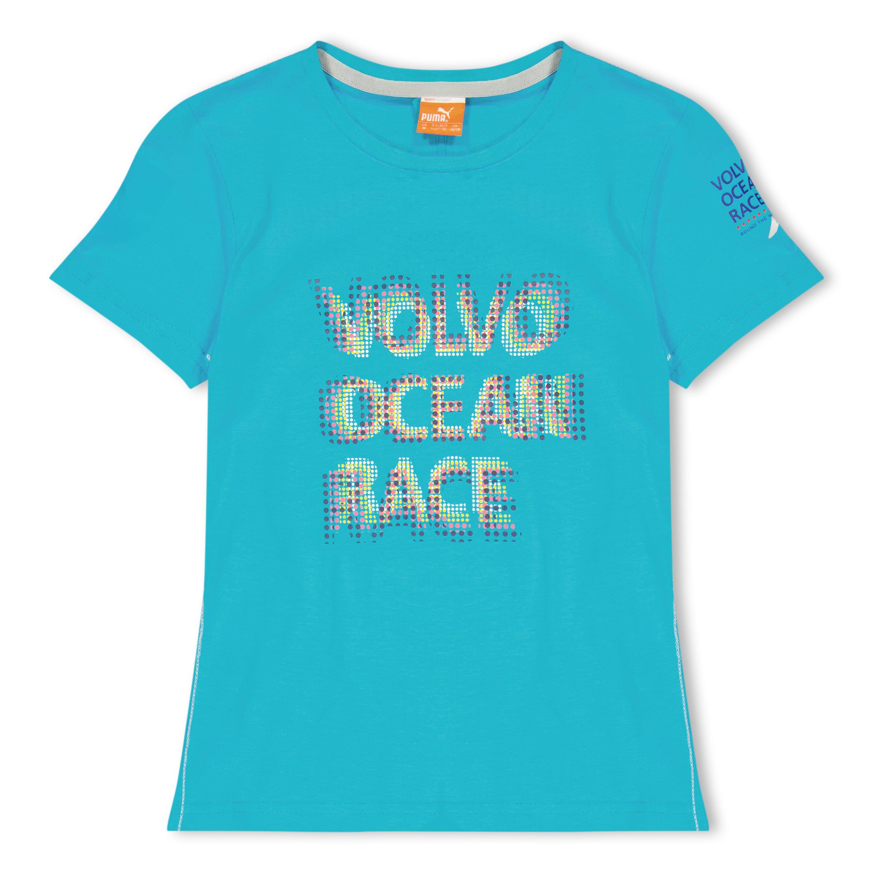 Blau - Puma - (5) Vor Girls Logo Tee Juniors - 1