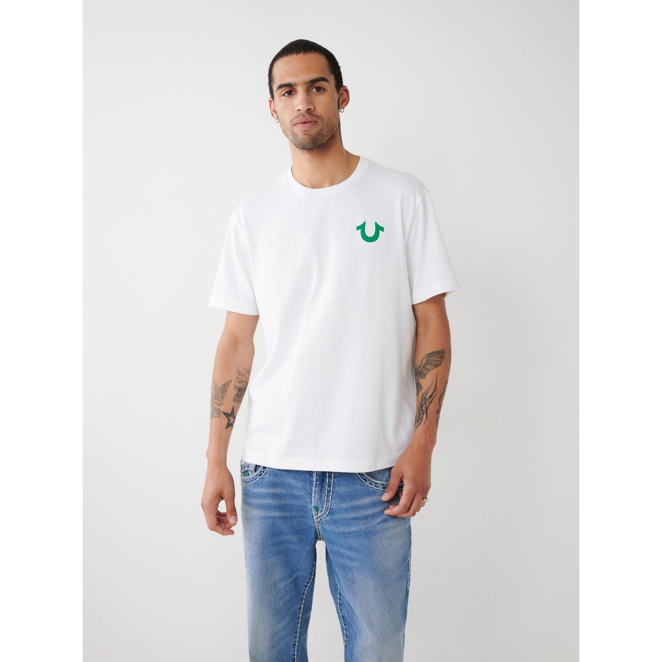 Optic White - True Religion - Men's Heritage Tee T-Shirt - 1