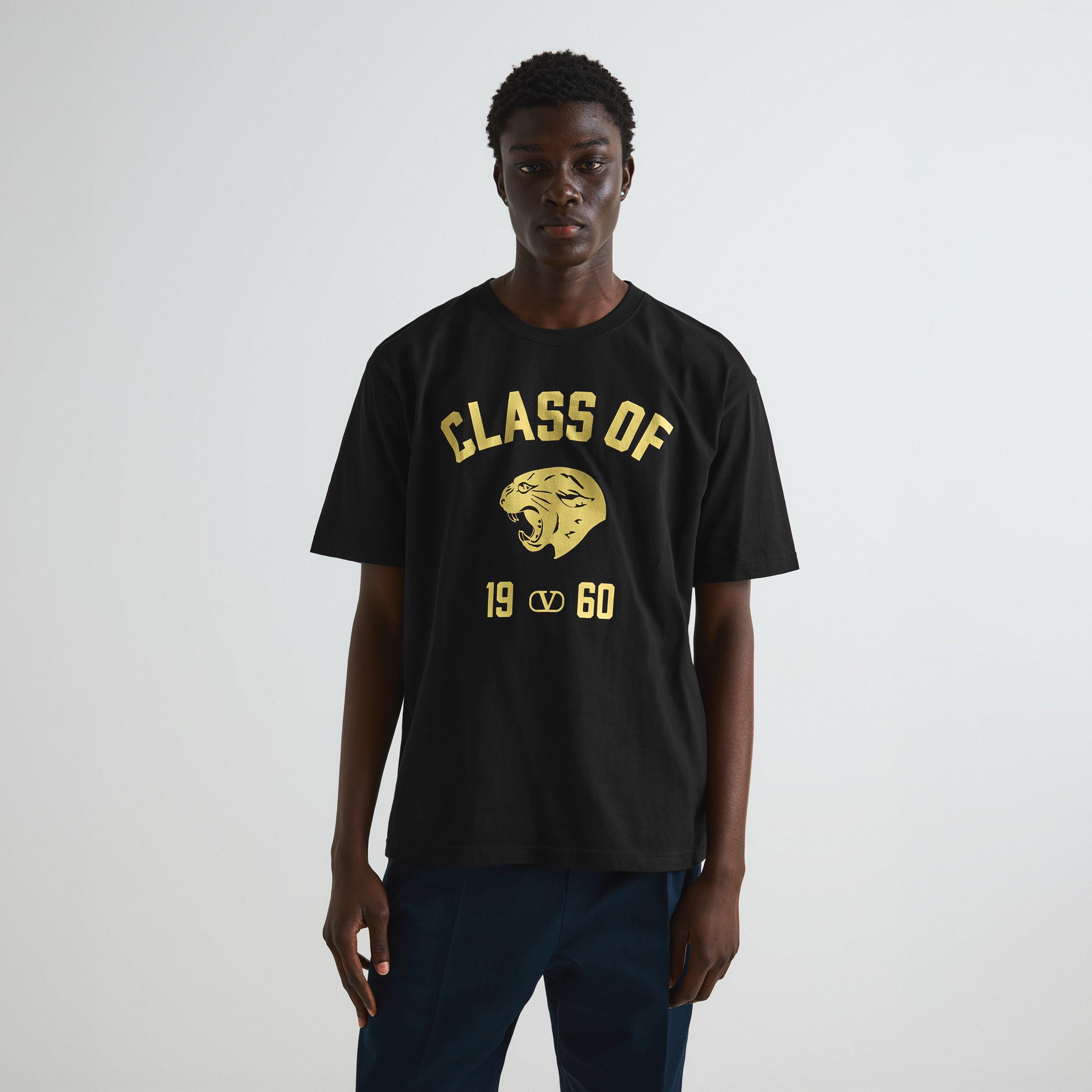 Black/Giallo - Valentino - Val Panther Tee Sn64 - 3
