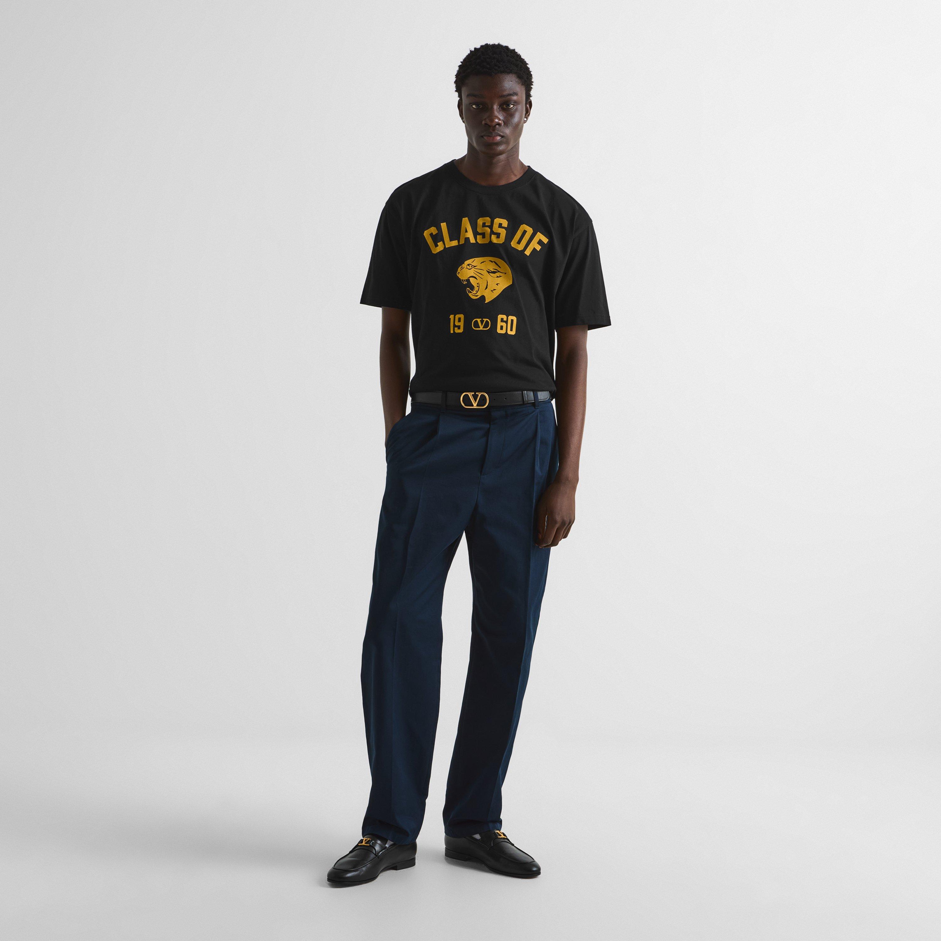 Black/Giallo - Valentino - Val Panther Tee Sn64 - 6