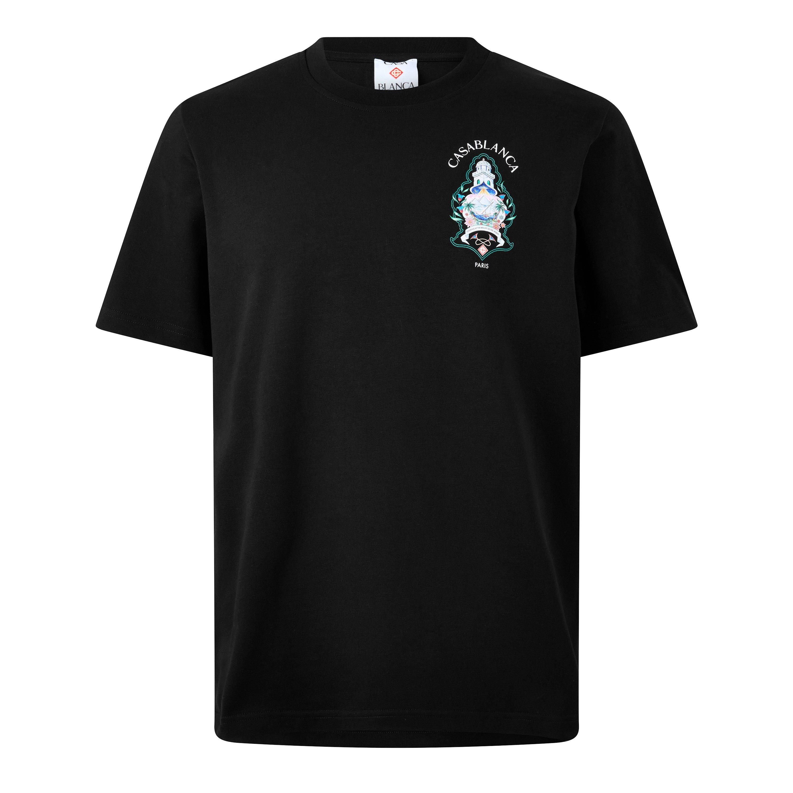 Casablanca Casa Hotel Emb Tee Sn64 - Black - Small