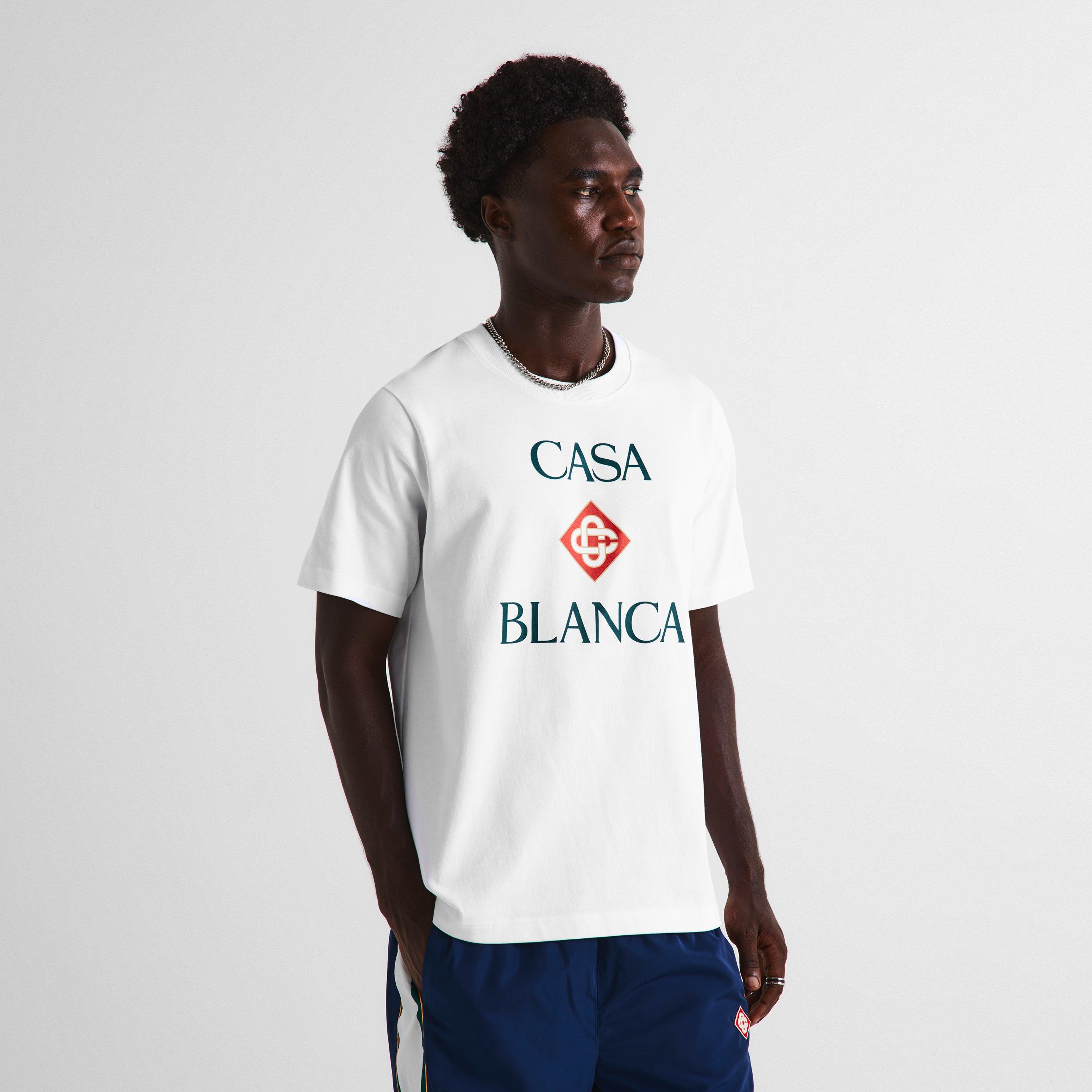 White - Casablanca - Casa Front Logo Tee Sn64 - 3
