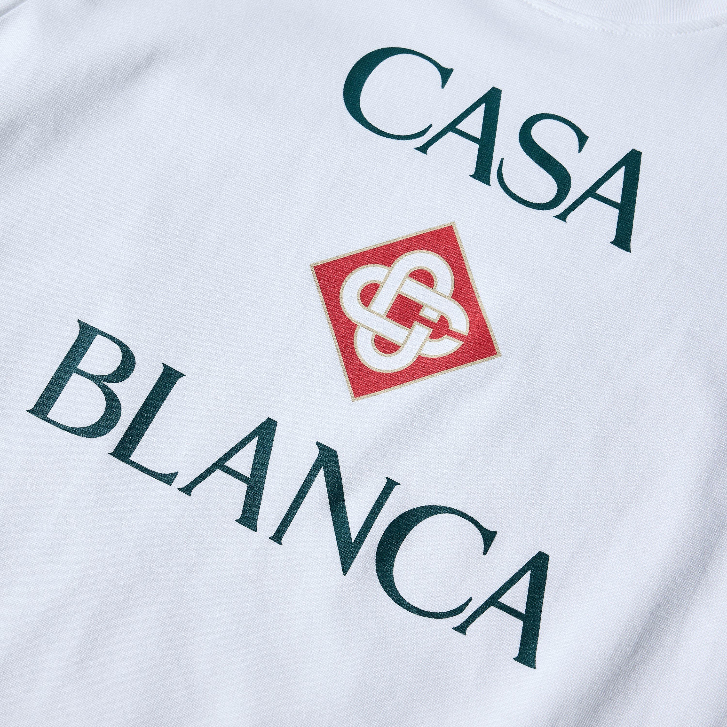 White - Casablanca - Casa Front Logo Tee Sn64 - 3