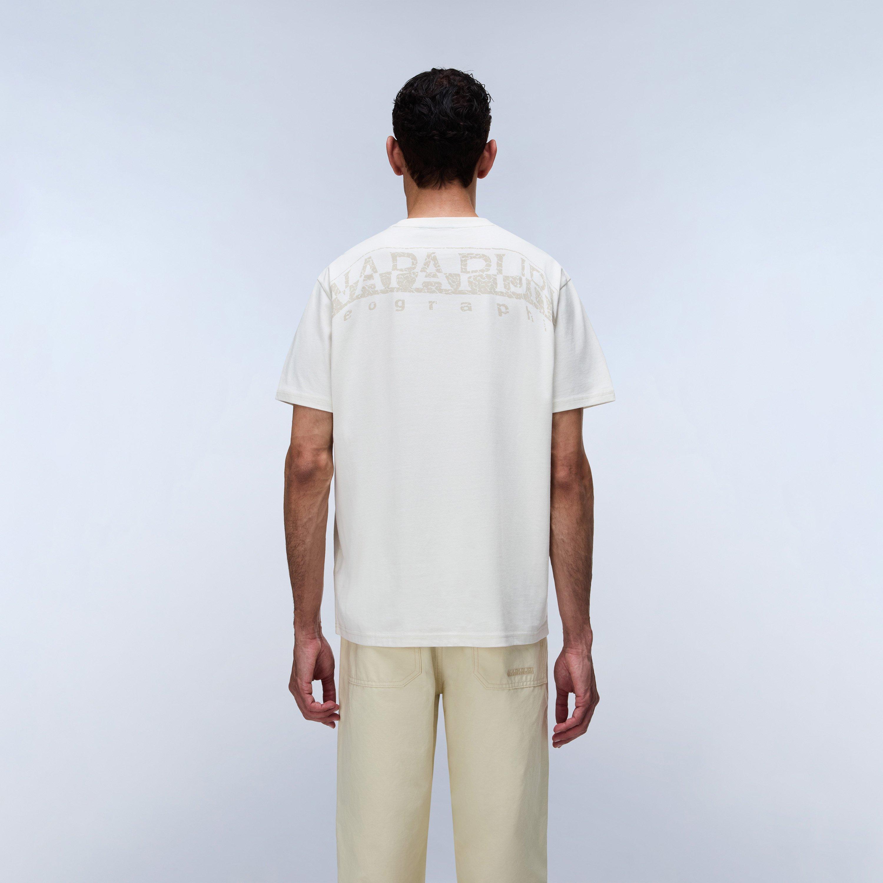 White Whisper - Napapijri - Mens Yourte Cotton Short-Sleeve T-Shirt - 4